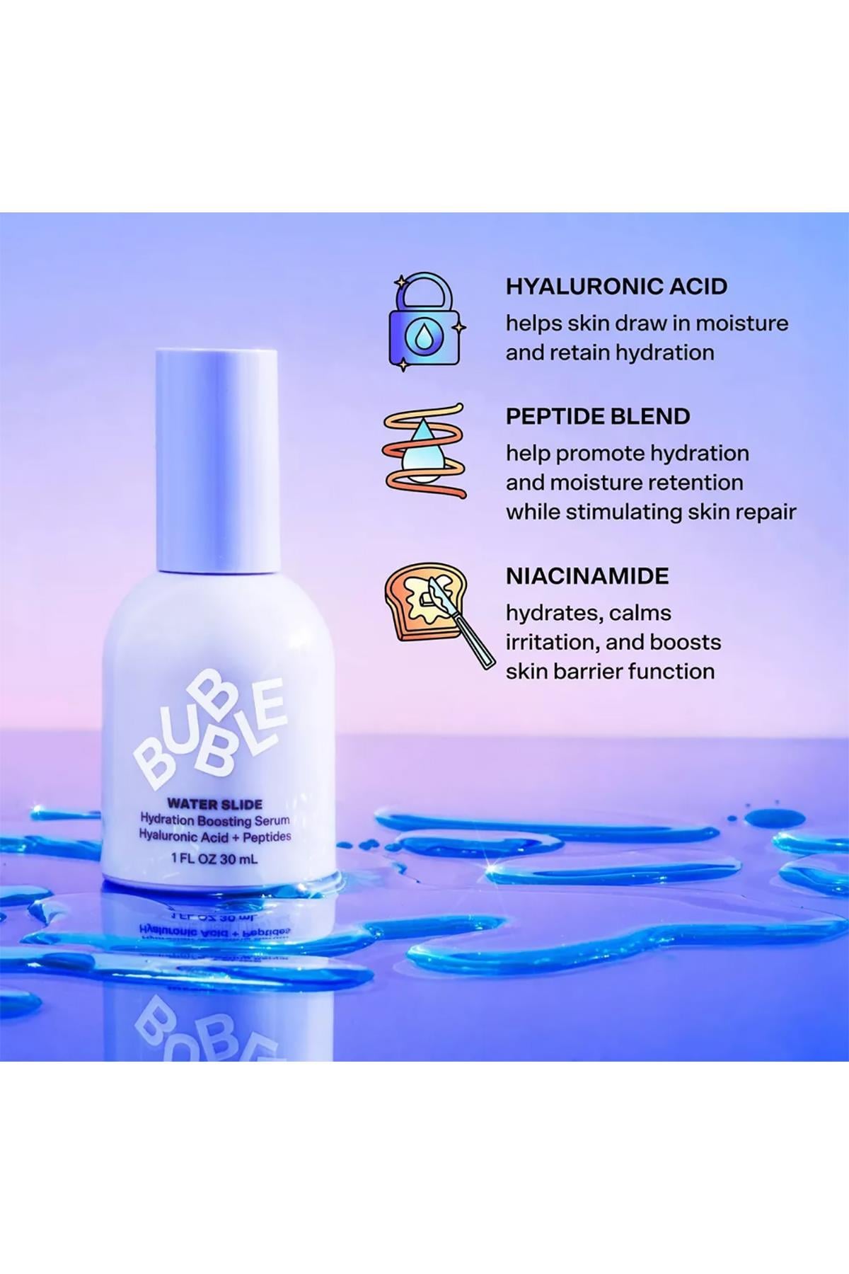 Bubble Skincare Water Slide Nemlendirici Yüz Serumu 30ML