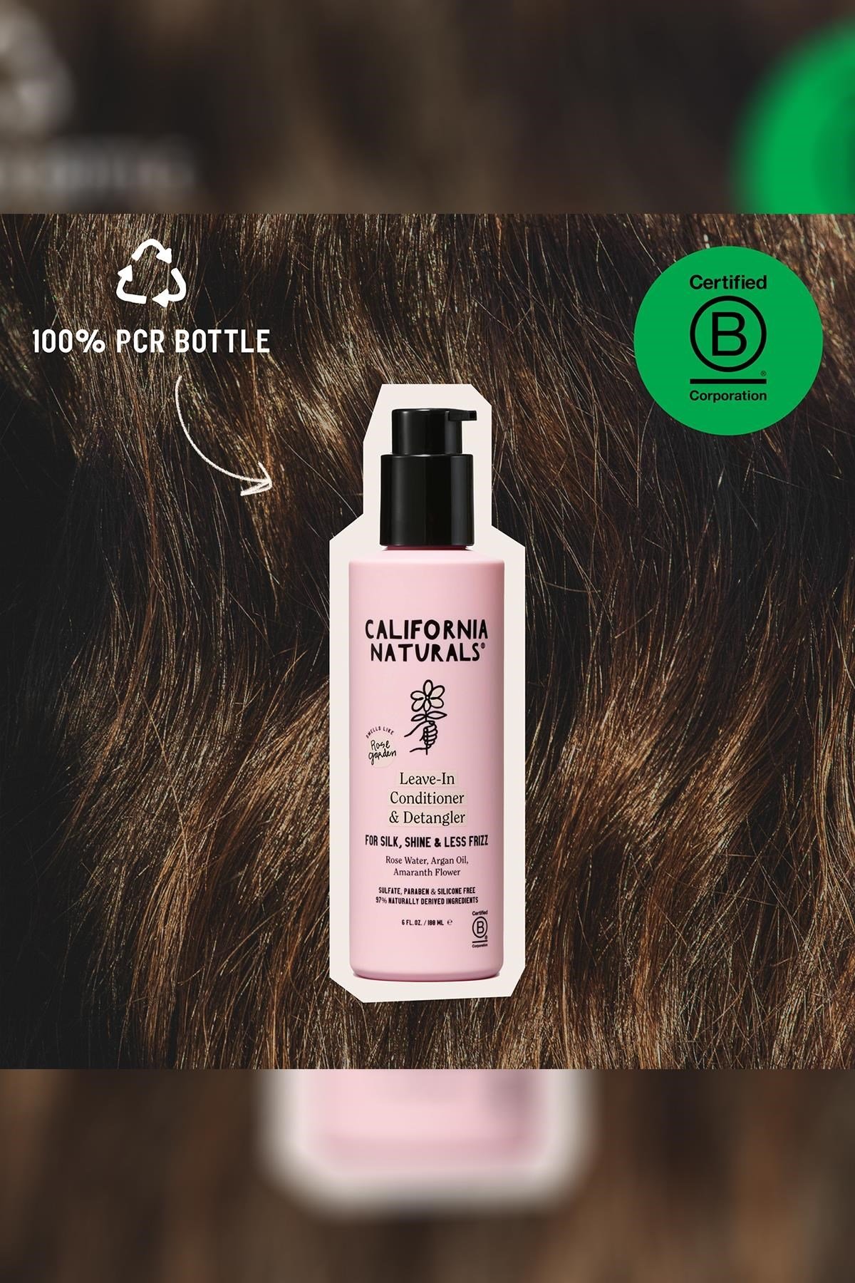 California Naturals Silk & Shine Durulanmayan Saç Kremi 188ML