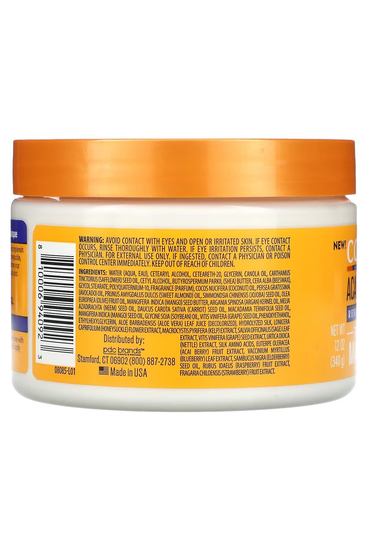 Cantu Acai Berry Yıpranmış Saçlar Özel Canlandırıcı Saç Maskesi 340GR