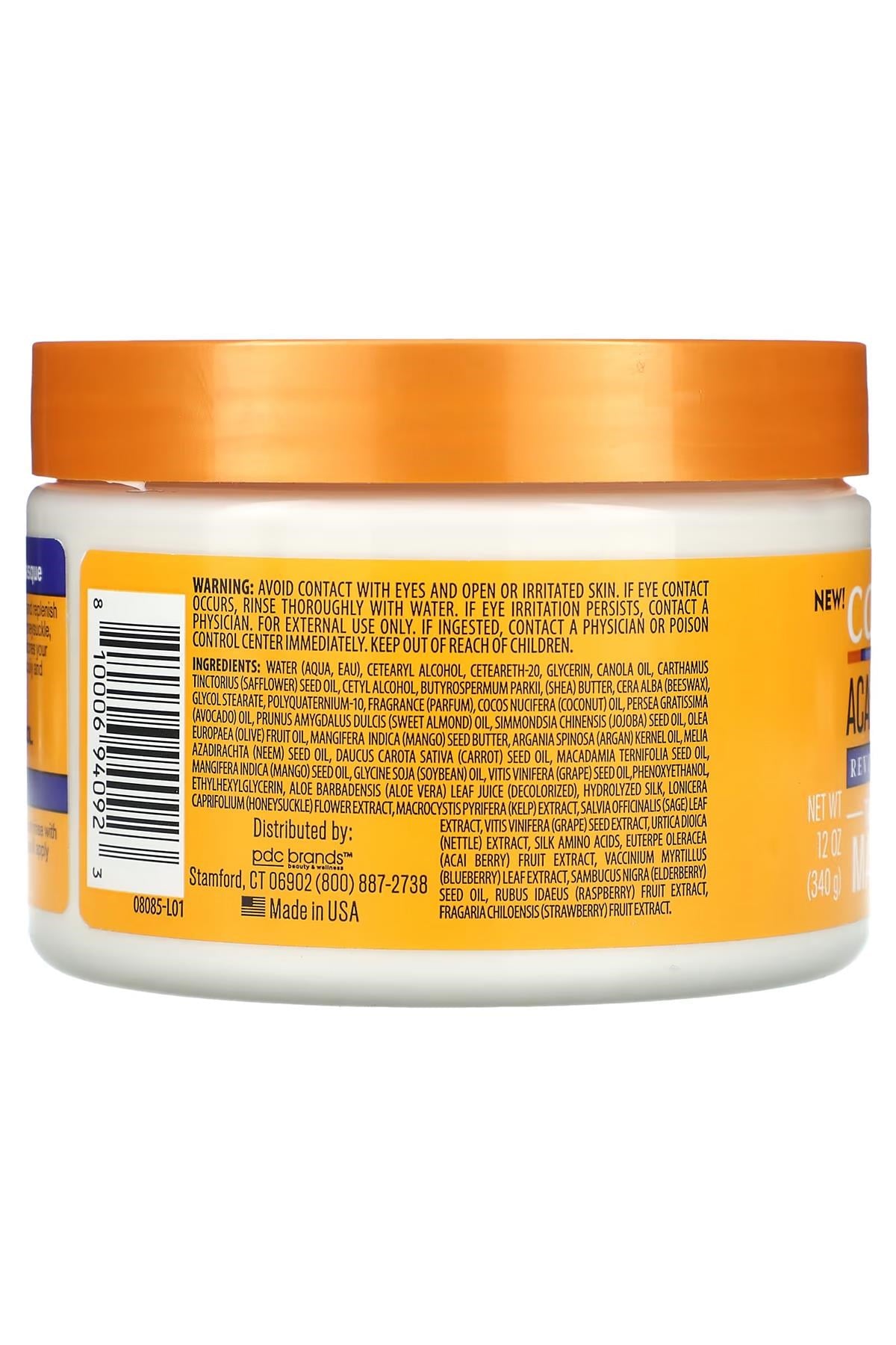 Cantu Acai Berry Yıpranmış Saçlar Özel Canlandırıcı Saç Maskesi 340GR