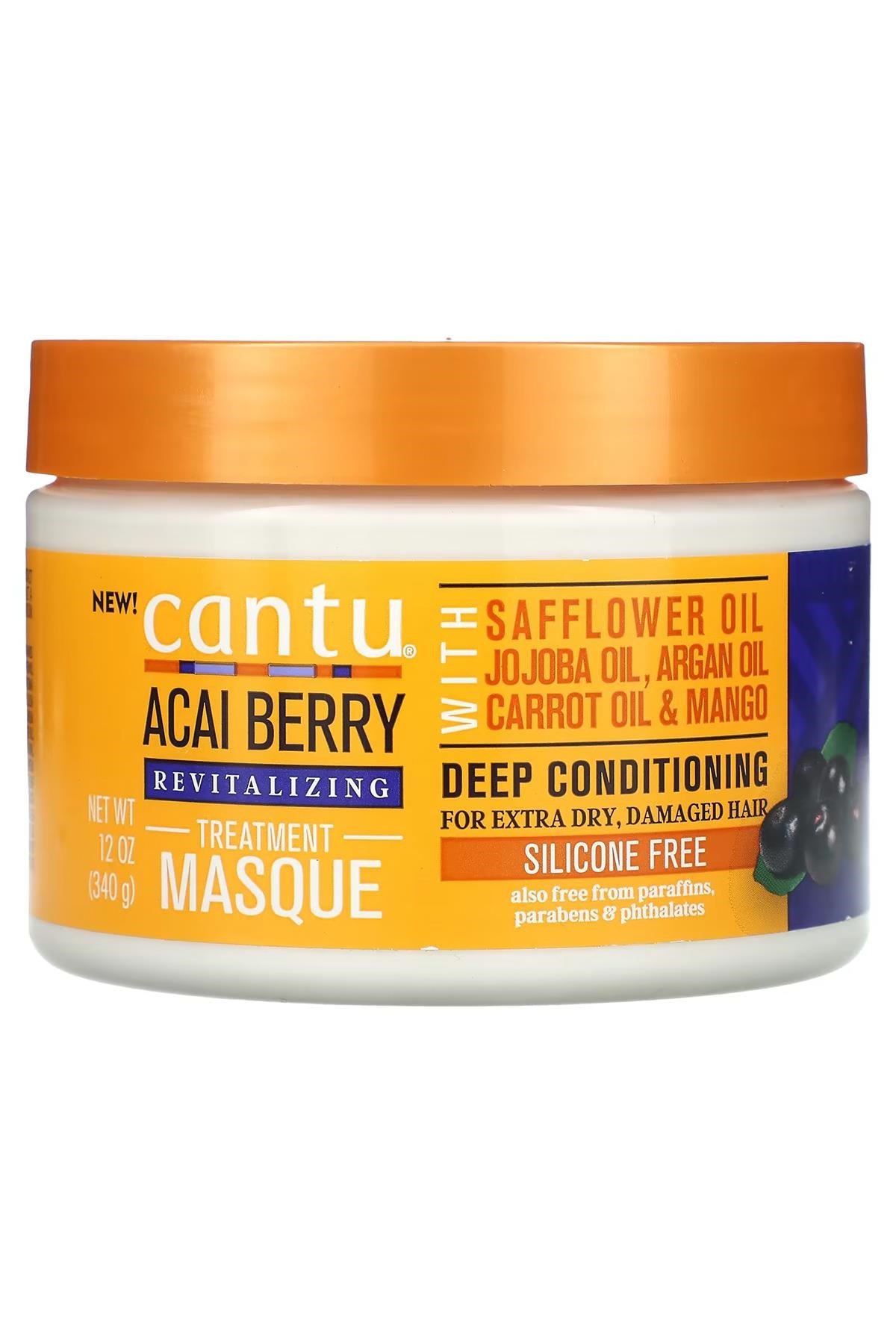 Cantu Acai Berry Yıpranmış Saçlar Özel Canlandırıcı Saç Maskesi 340GR