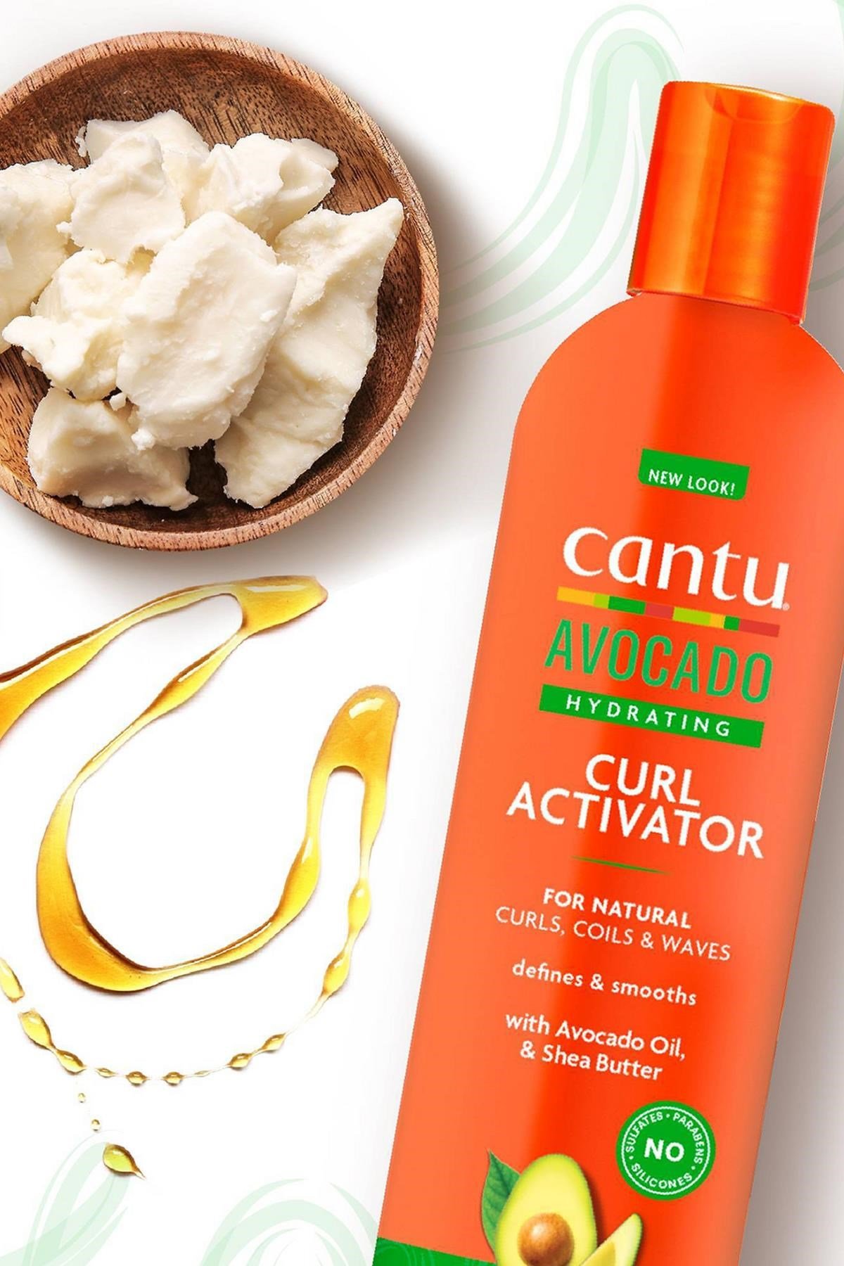 Cantu Avocado Bukle Belirginleştirici Durulanmayan Saç Kremi 355ML