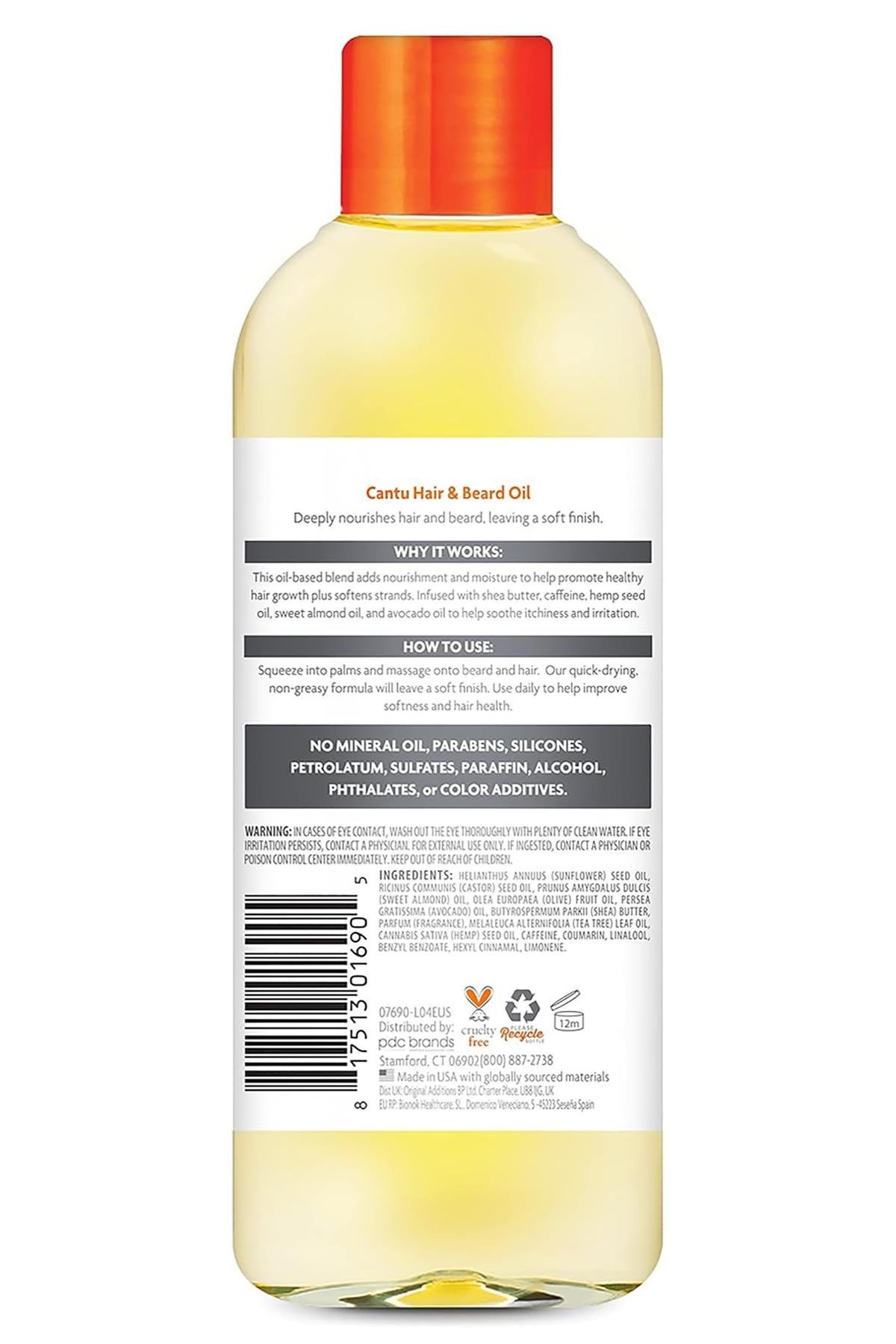 Cantu Erkek Saç ve Sakal Bakım Yağı 100ML