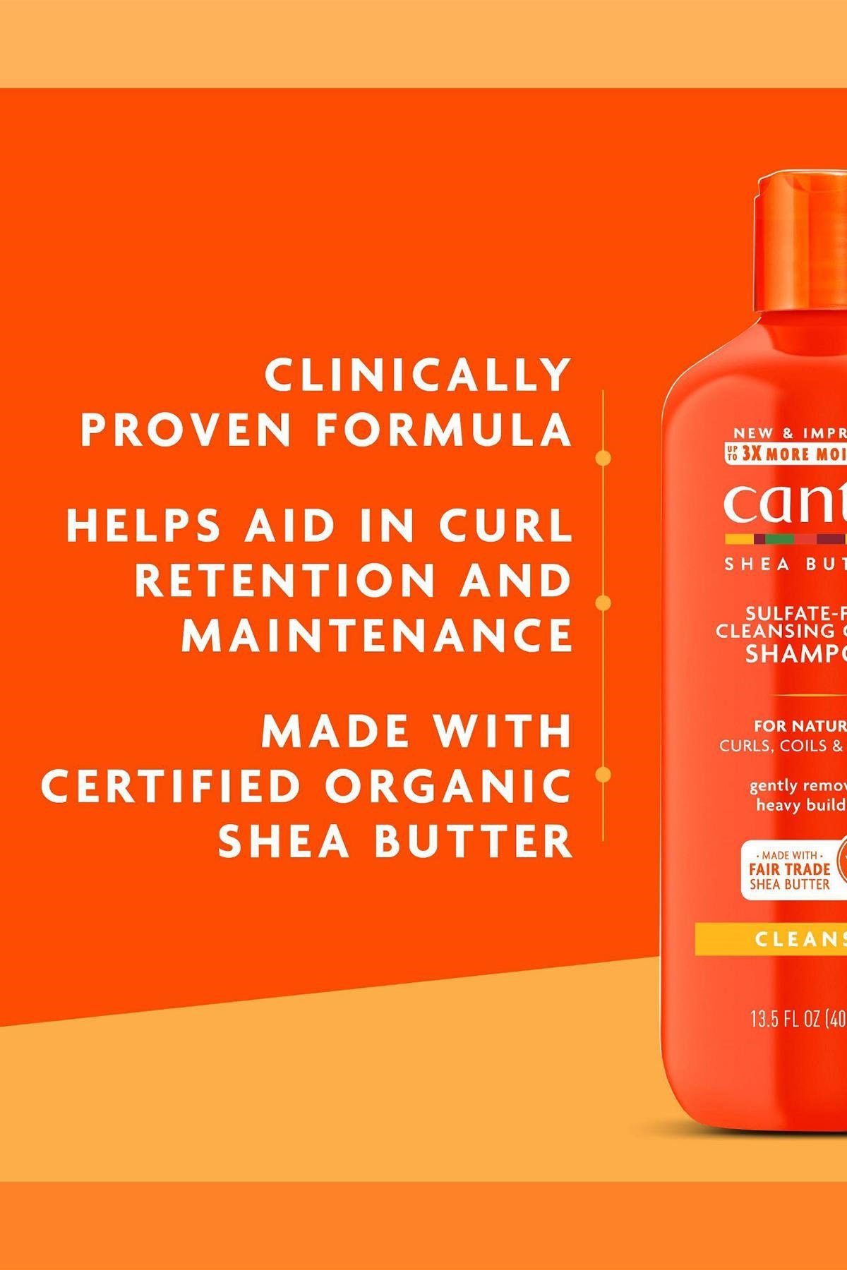 Cantu Shea Butter Sülfatsız Arındırıcı Şampuan 400ML