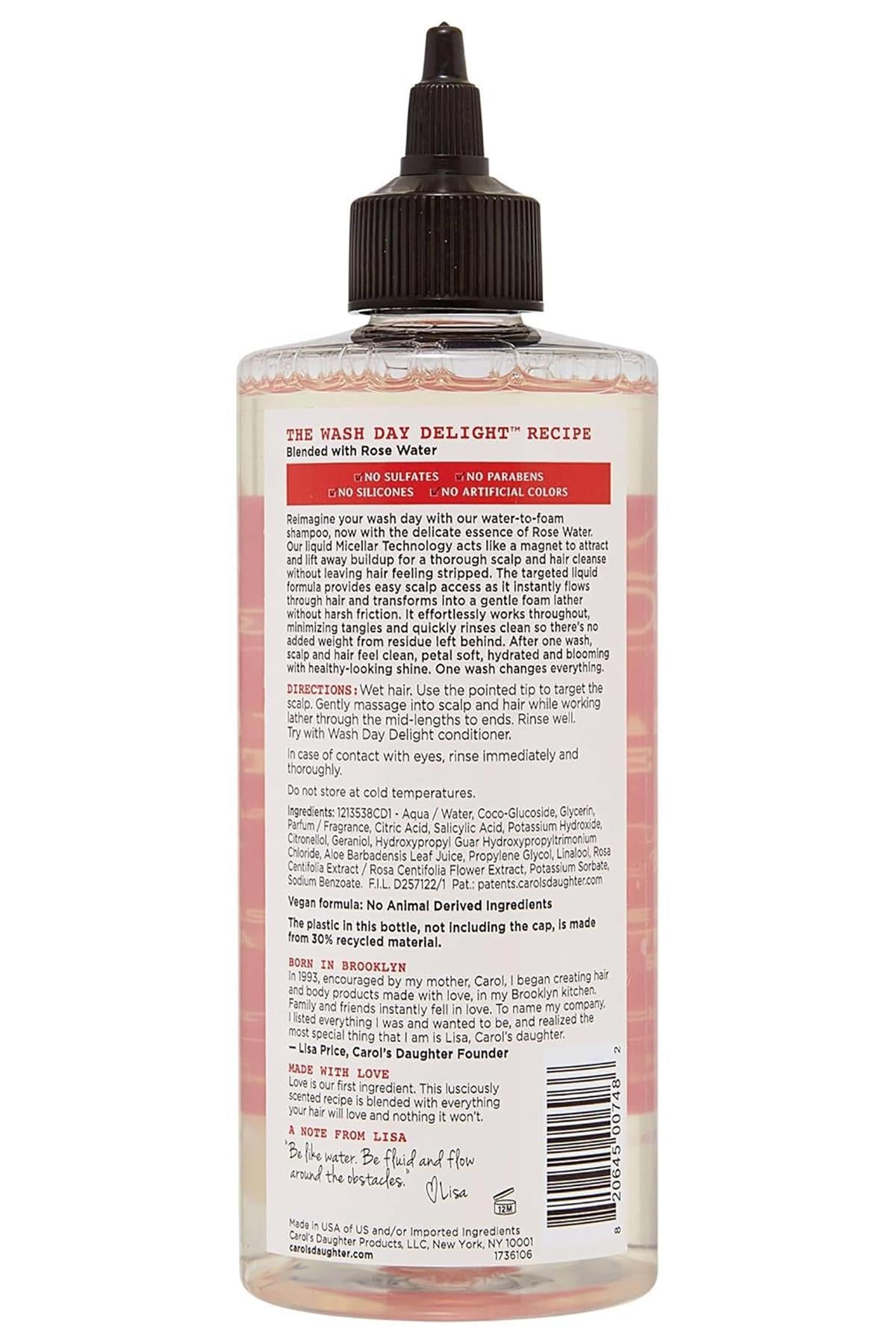 Carol’s Daughter Wash Day Delight Rose Sülfatsız Şampuan 500ML