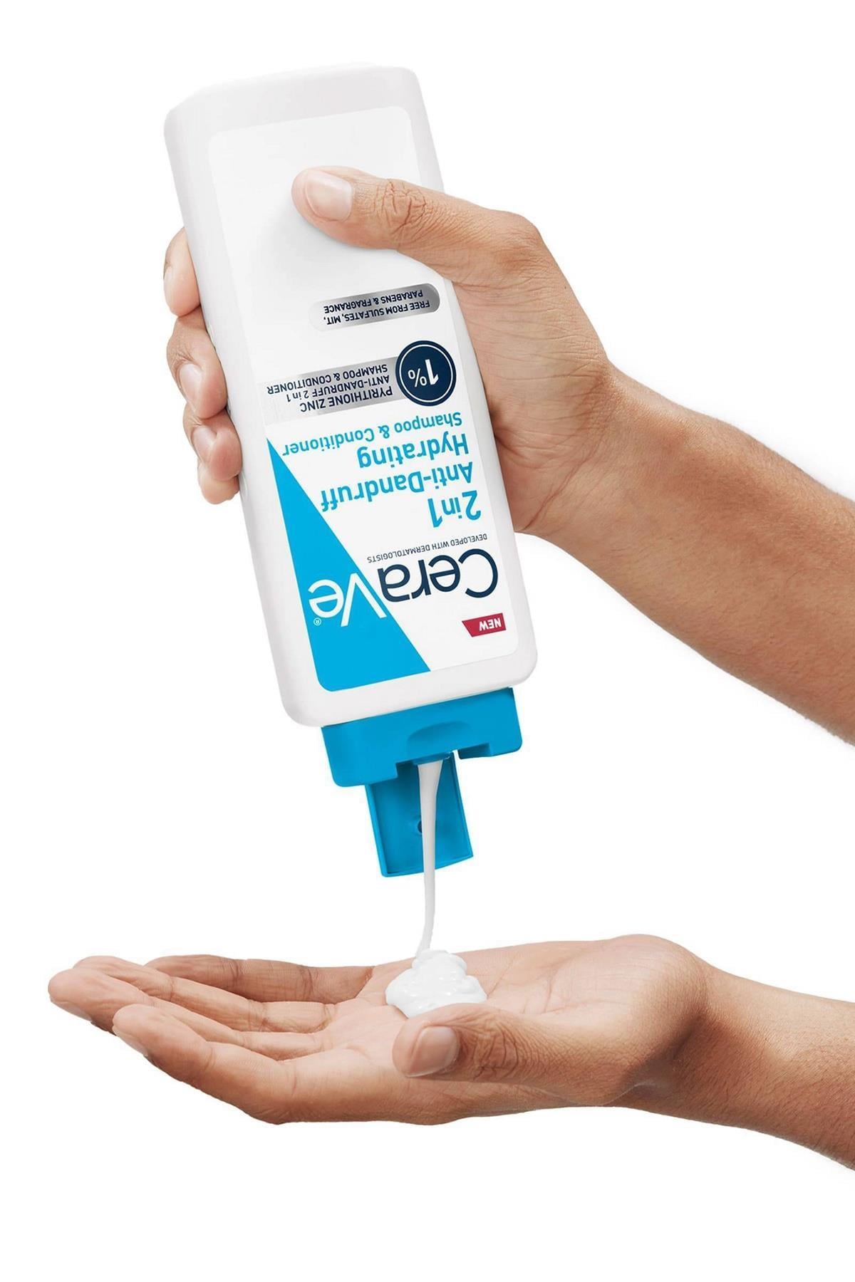 CeraVe 2si 1 Arada Kepeğe Karşı Nemlendirici Şampuan + Saç Kremi 355ML