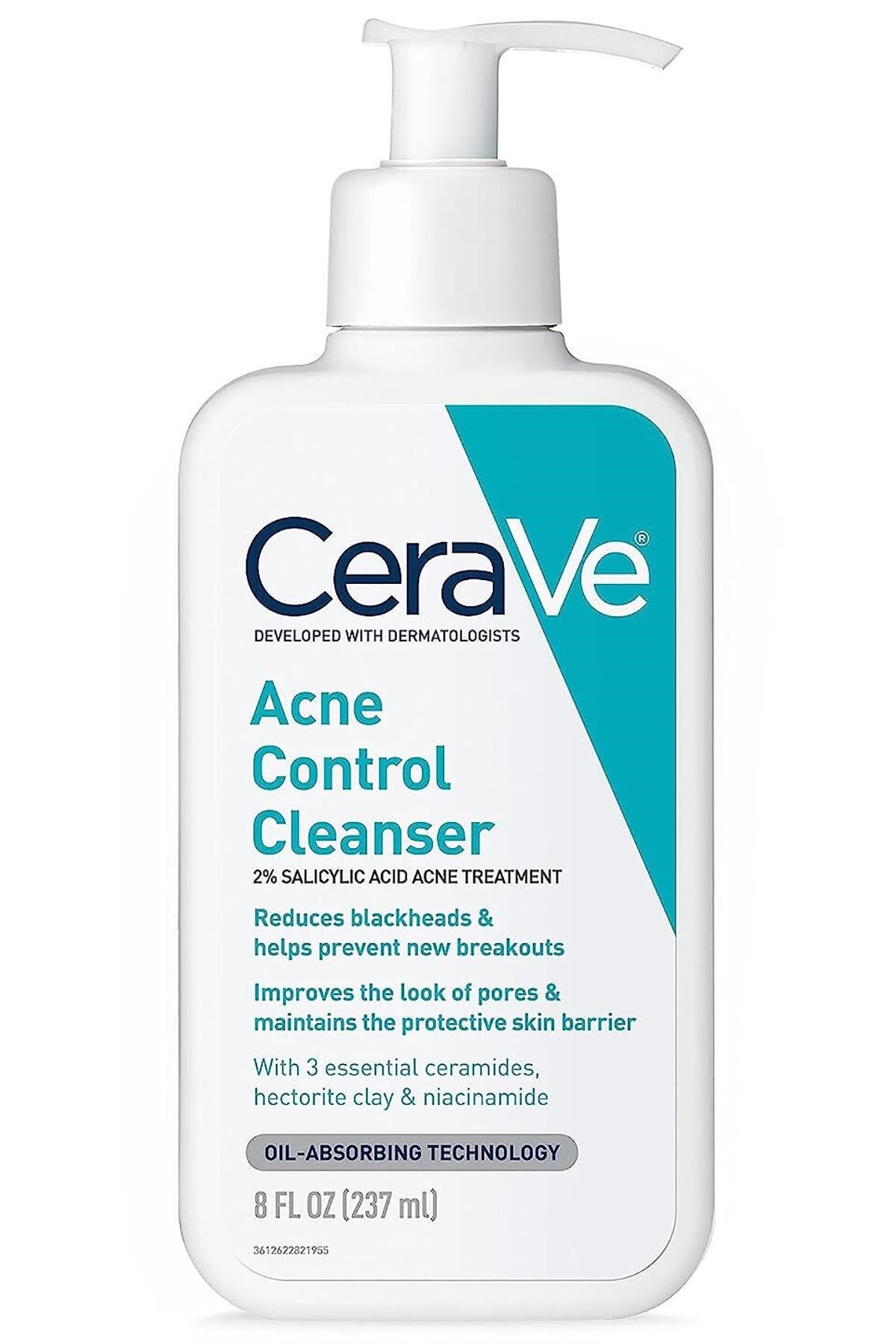 CeraVe Akne Kontrolü Temizleyici 237ML