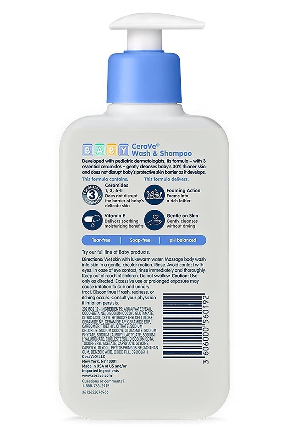 CeraVe Baby Bebek Şampuanı 237ML