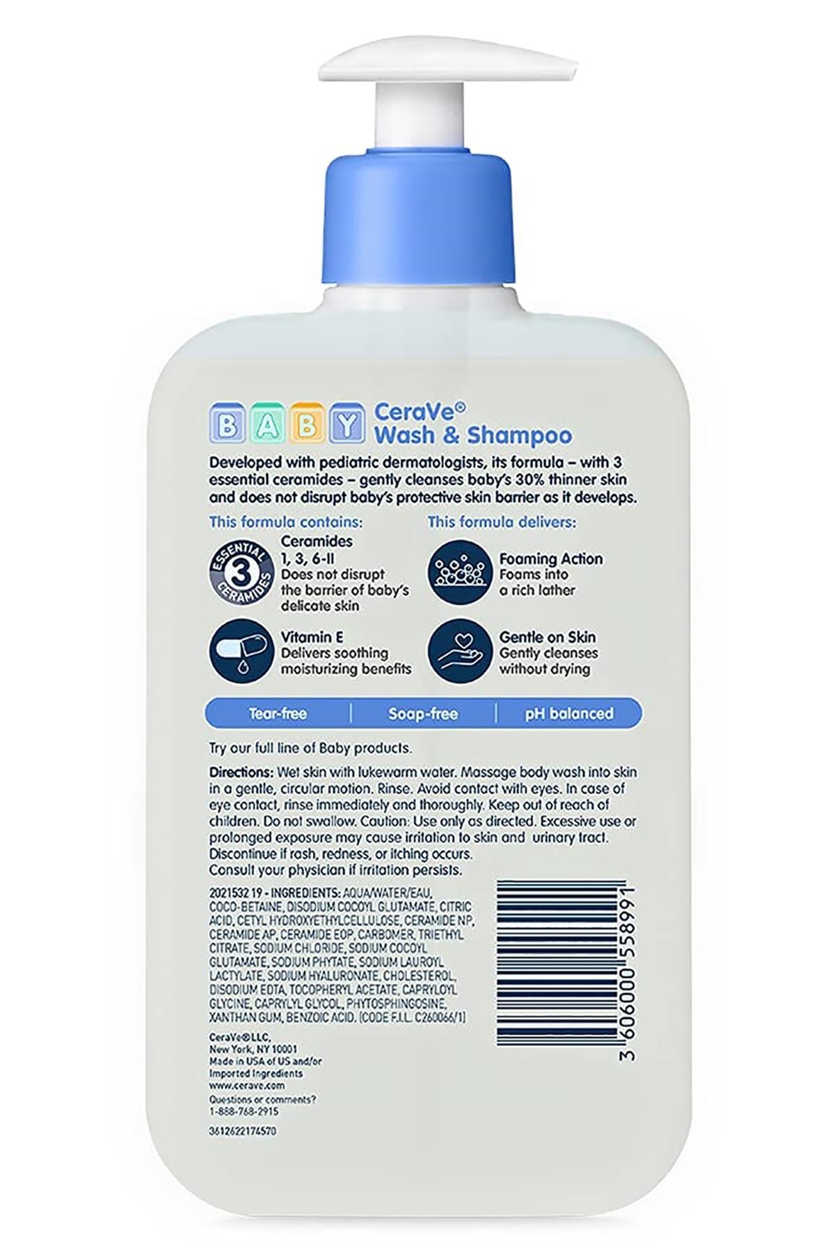 CeraVe Baby Bebek Şampuanı 473ML