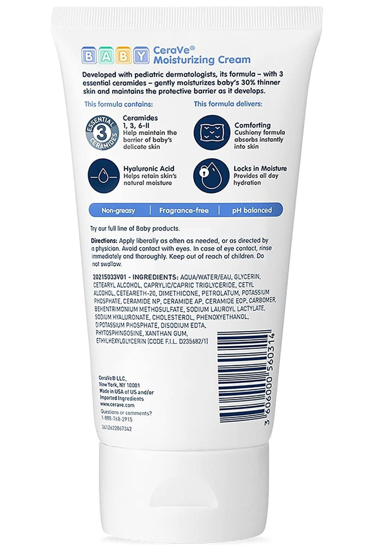 CeraVe Baby Nemlendirici Bebek Kremi 142GR