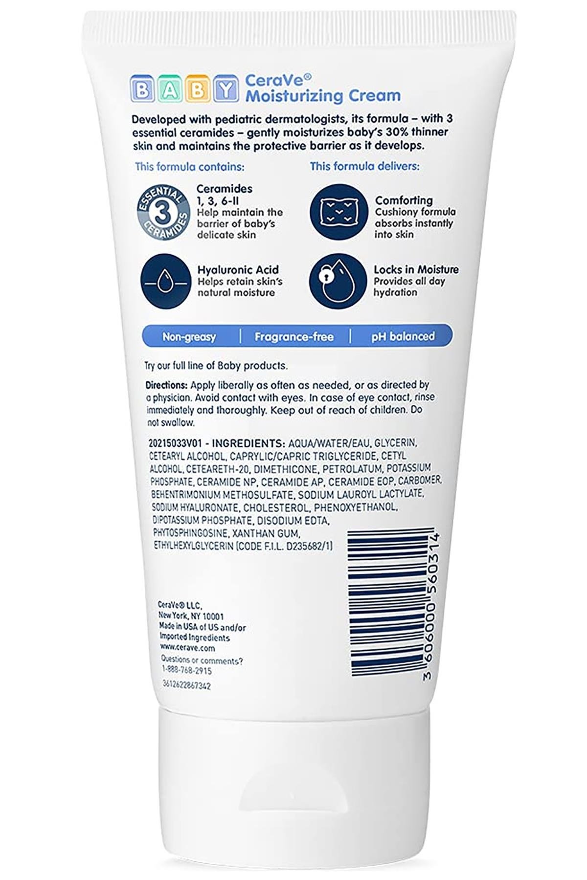 CeraVe Baby Nemlendirici Bebek Kremi 142GR