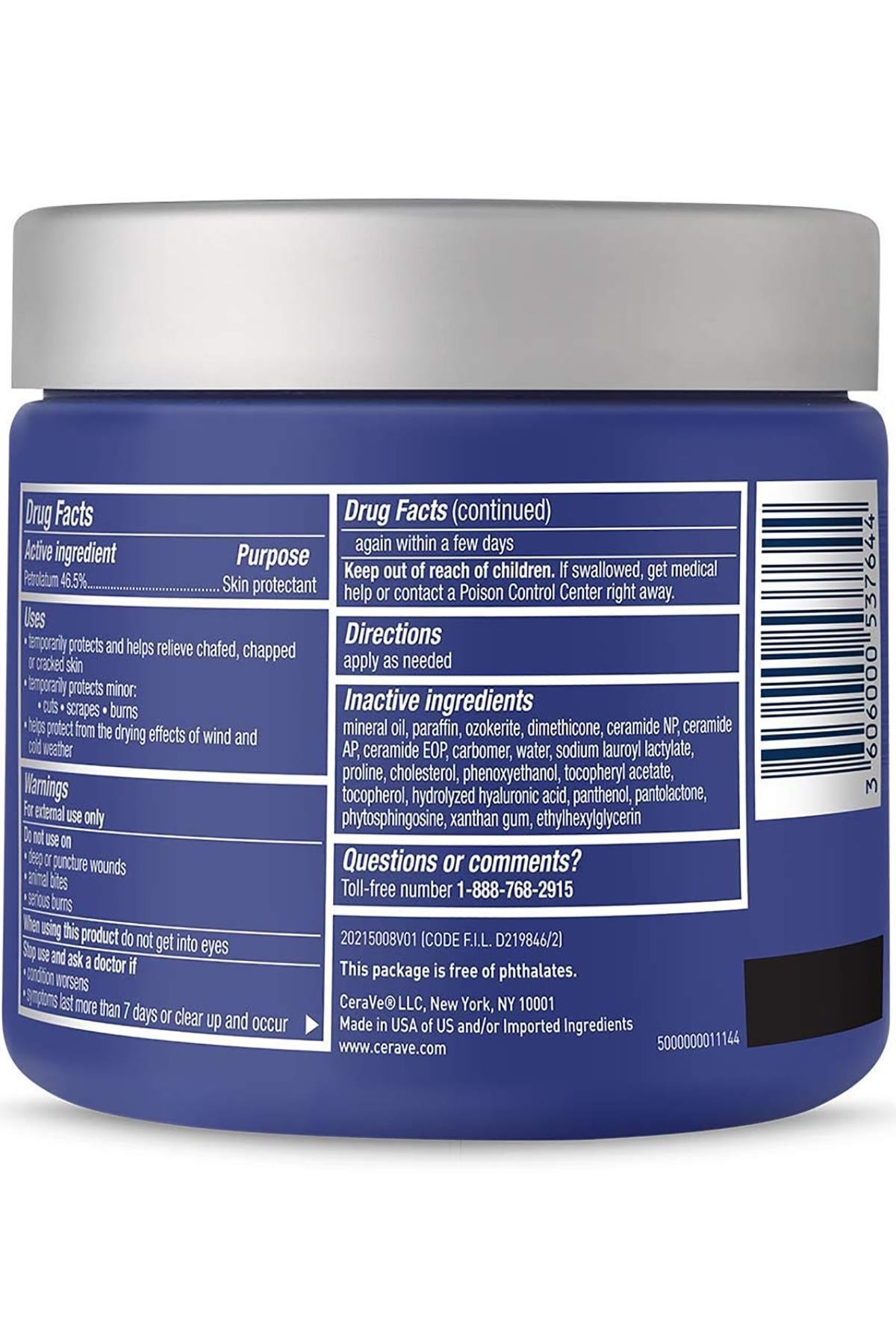 CeraVe Çatlamış ve Aşırı Kuru Ciltler İçin Balsam 340GR
