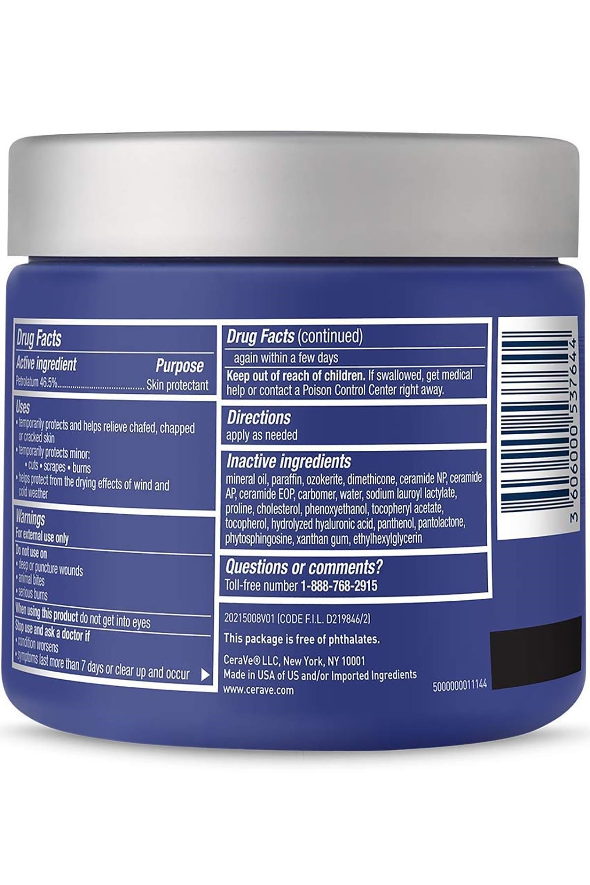 CeraVe Çatlamış ve Aşırı Kuru Ciltler İçin Balsam 340GR