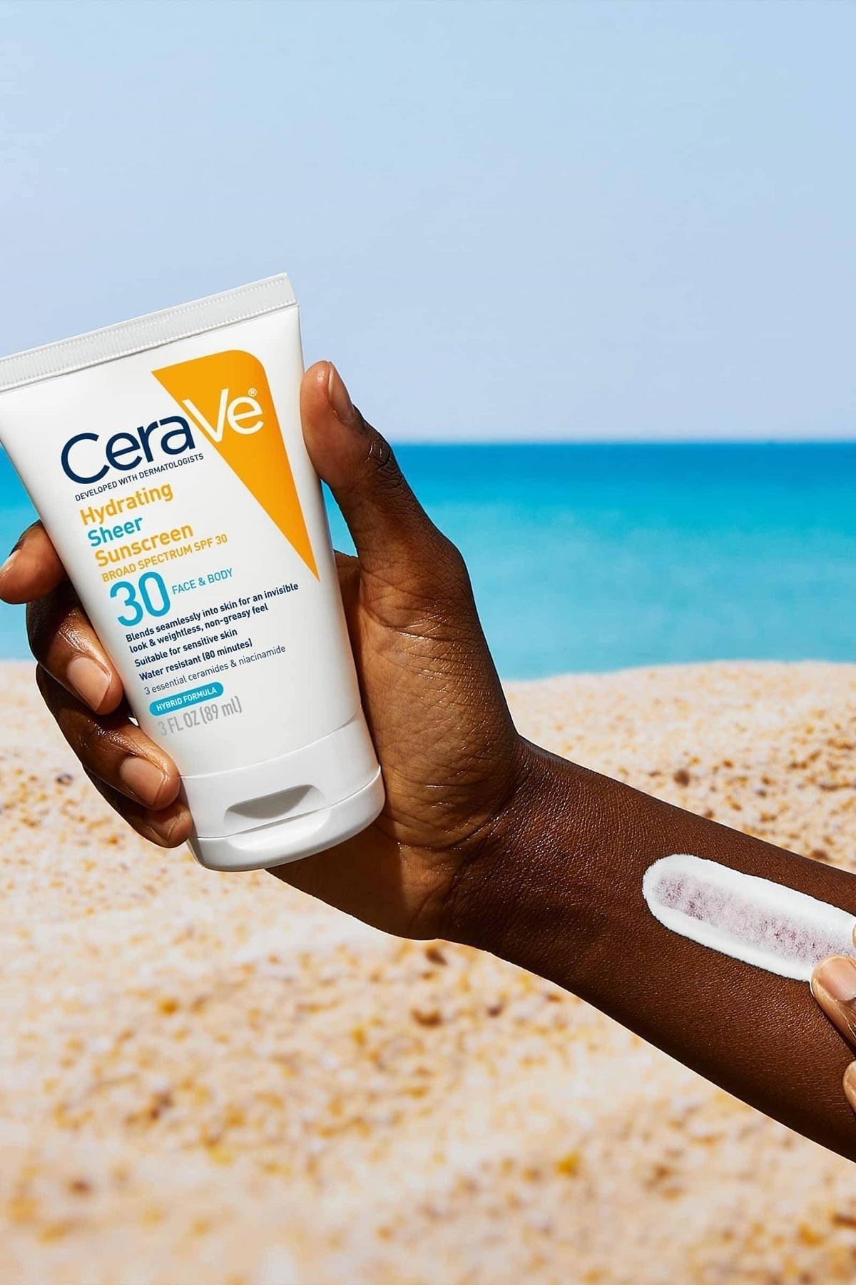 CeraVe Hydrating Sheer SPF30 Yüz ve Vücut Güneş Kremi 89ML