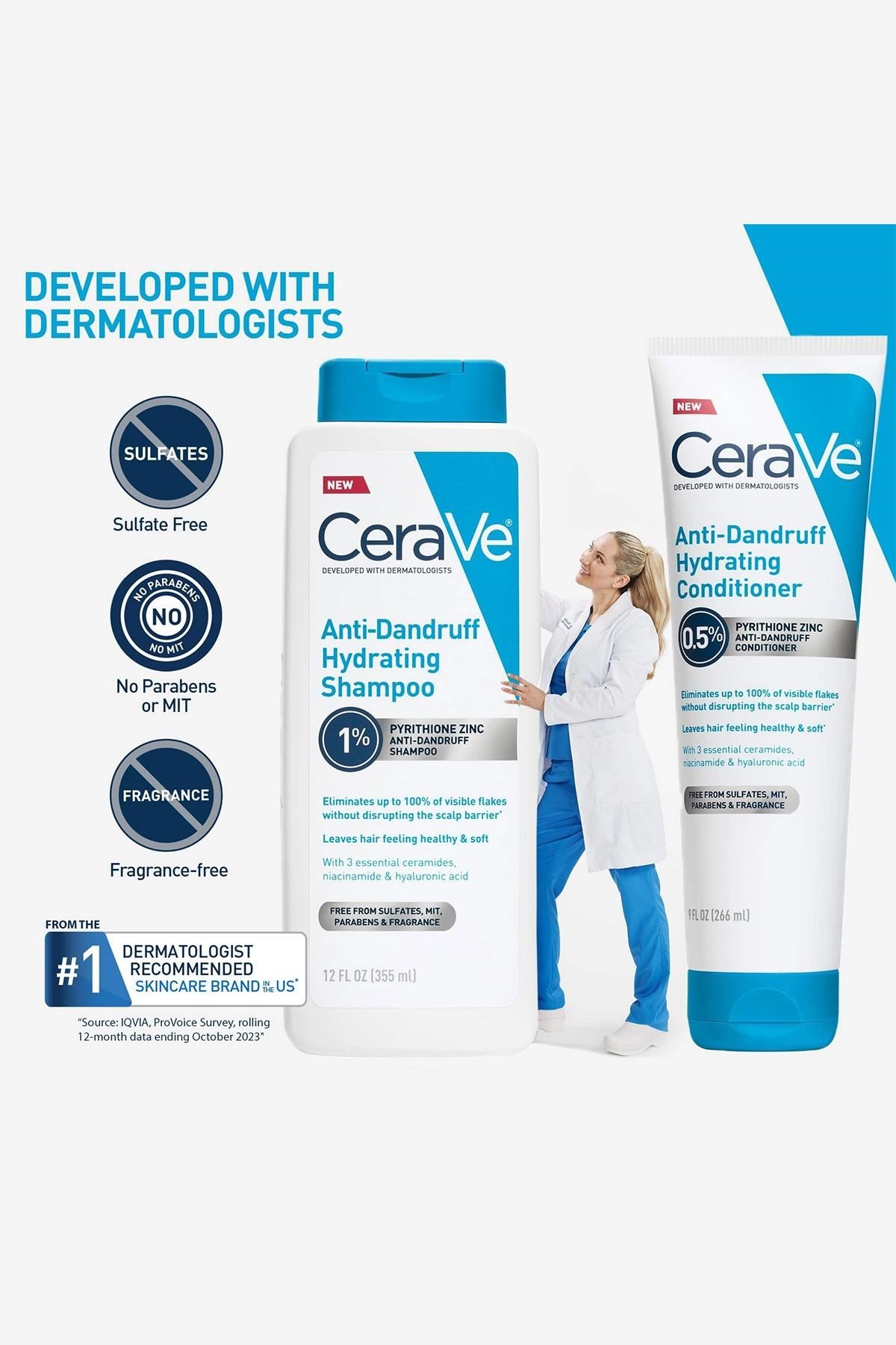 CeraVe Kepeğe Karşı Nemlendirici Şampuan 355ML