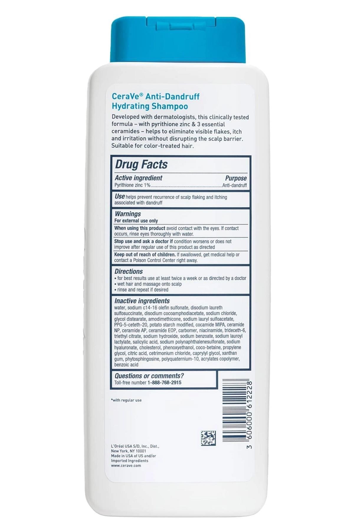 CeraVe Kepeğe Karşı Nemlendirici Şampuan 355ML