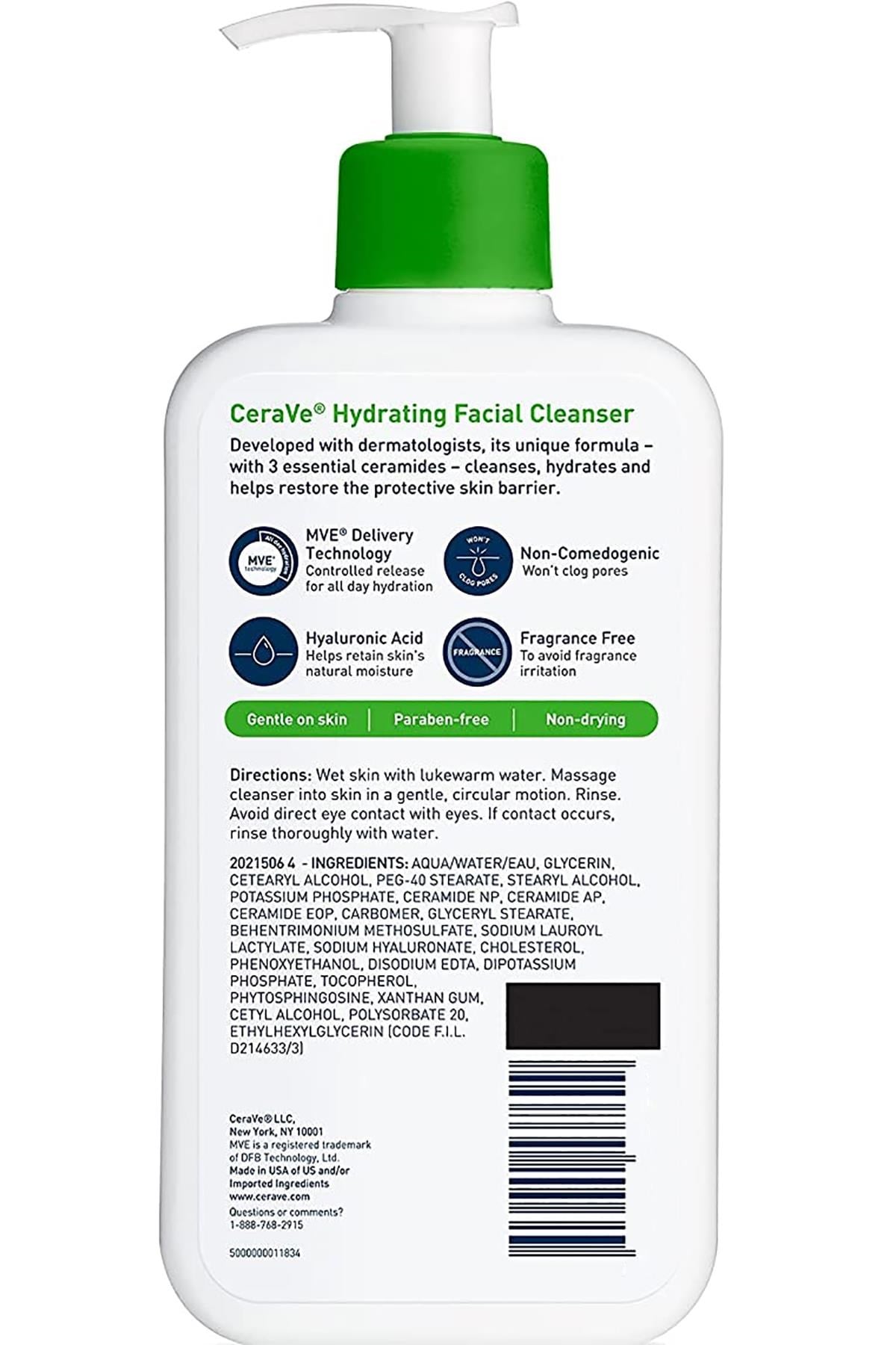 CeraVe Nemlendiren Yüz Temizleyici 473ML