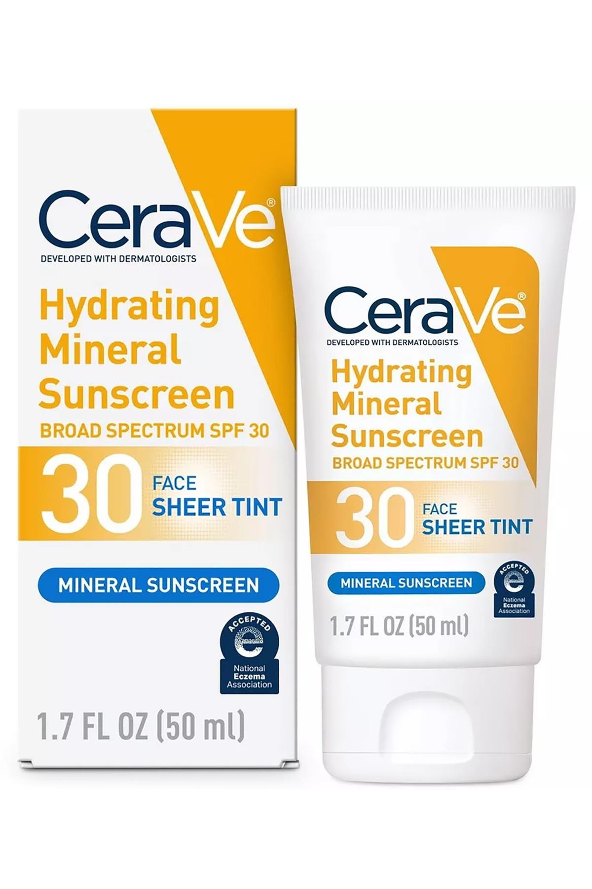CeraVe Nemlendirici Mineral SPF30 Sheer Tint Yüz Güneş Kremi 50ML