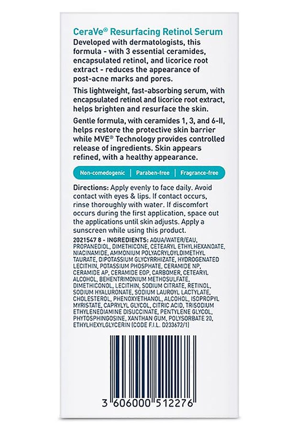 CeraVe Resurfacing Retinol Yüz Serumu 30ML