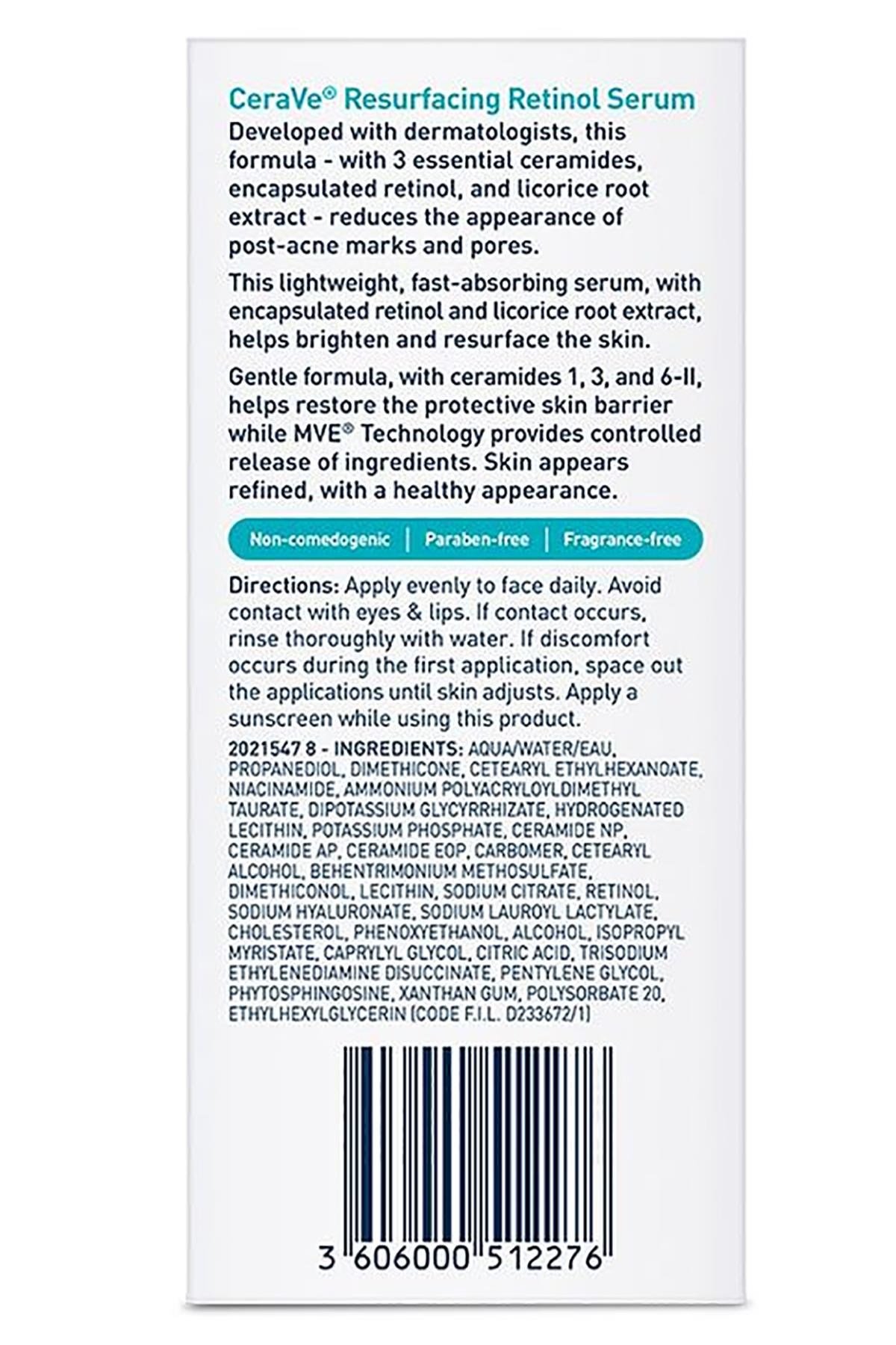 CeraVe Resurfacing Retinol Yüz Serumu 30ML