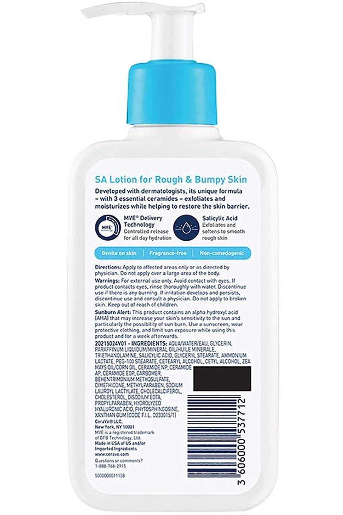 CeraVe SA Kaba ve Engebeli Ciltler İçin Nemlendirici Losyon 237ML