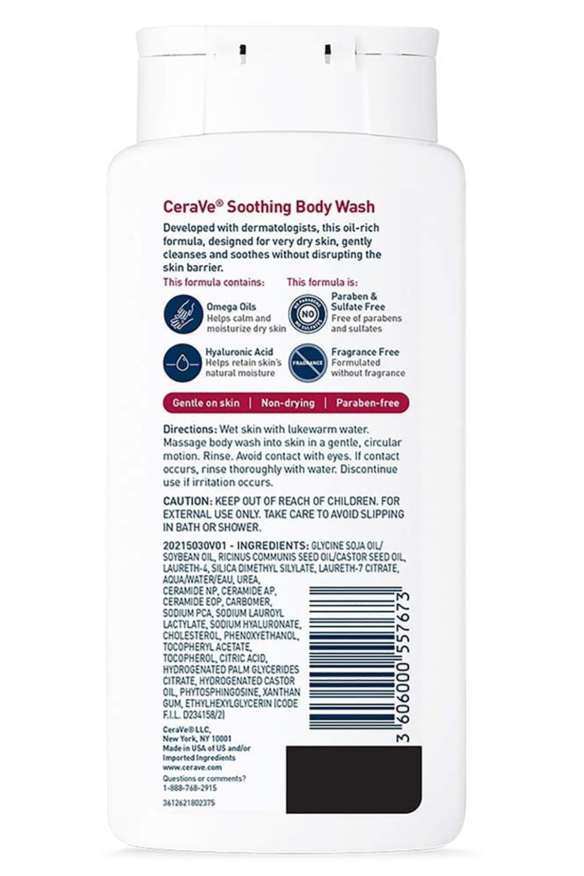 CeraVe Yatıştırıcı Duş Jeli 296ML