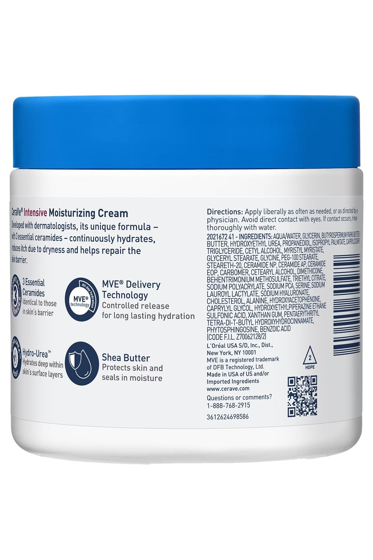 CeraVe Yoğun Nemlendirici Yüz ve Vücut Kremi 453GR