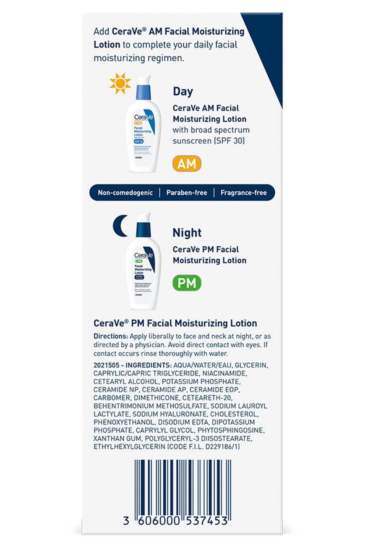 CeraVe Yüz Nemlendirici Gece Losyonu 89ML