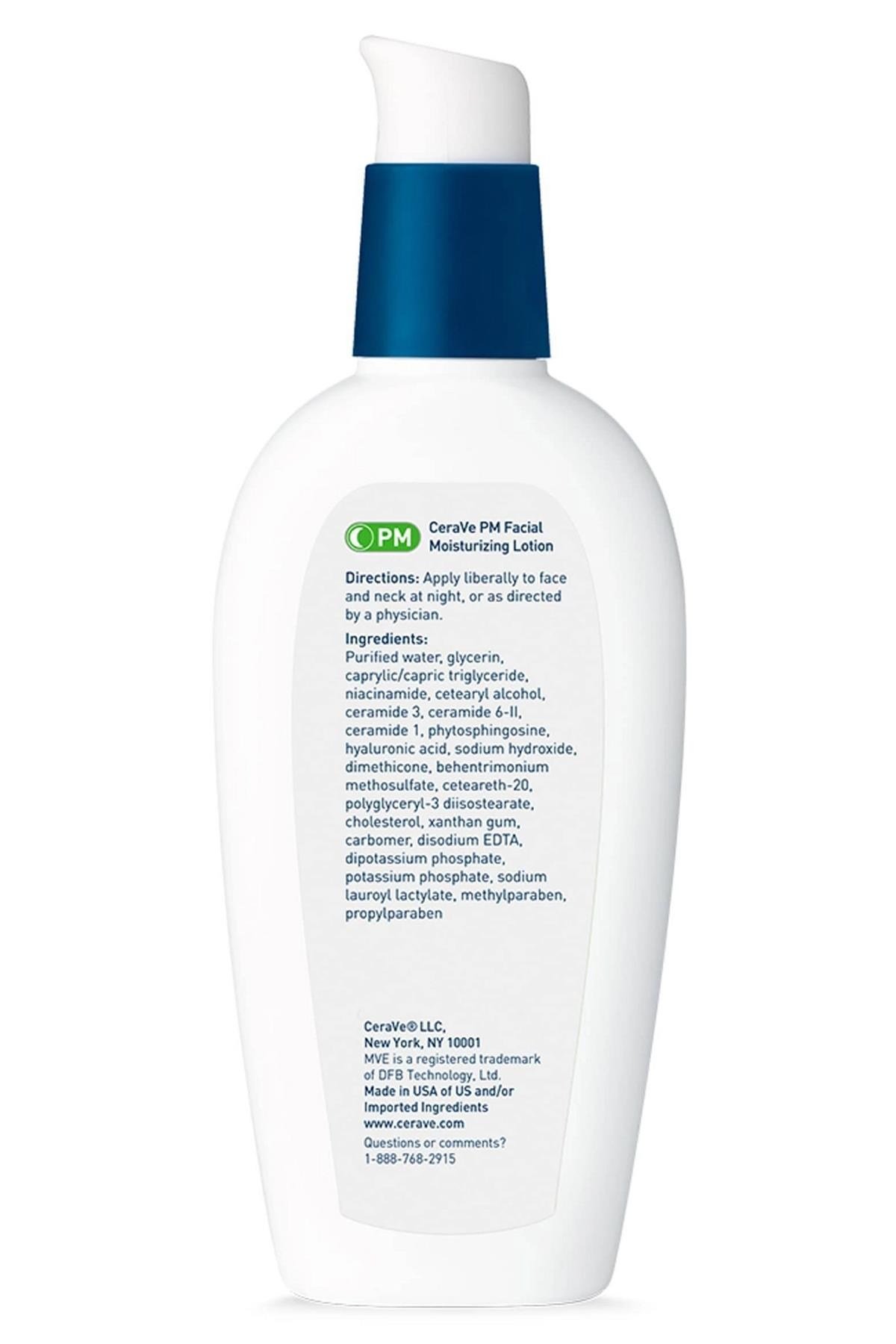 CeraVe Yüz Nemlendirici Gece Losyonu 89ML