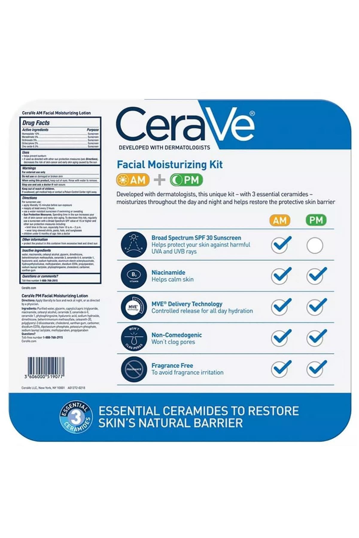 CeraVe Yüz Nemlendirici Set 2x89ML