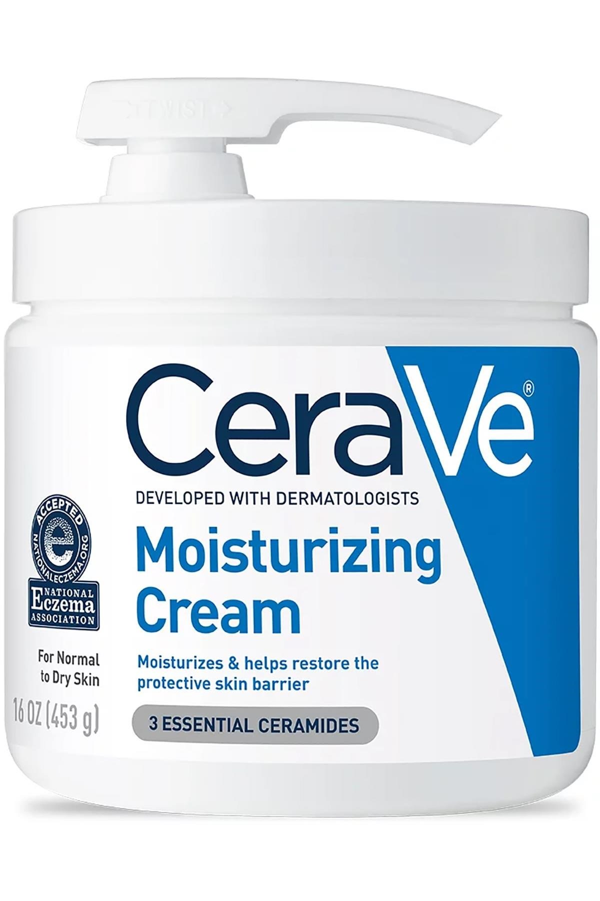 CeraVe Yüz ve Vücut İçin Nemlendirici Krem Pompalı 453GR