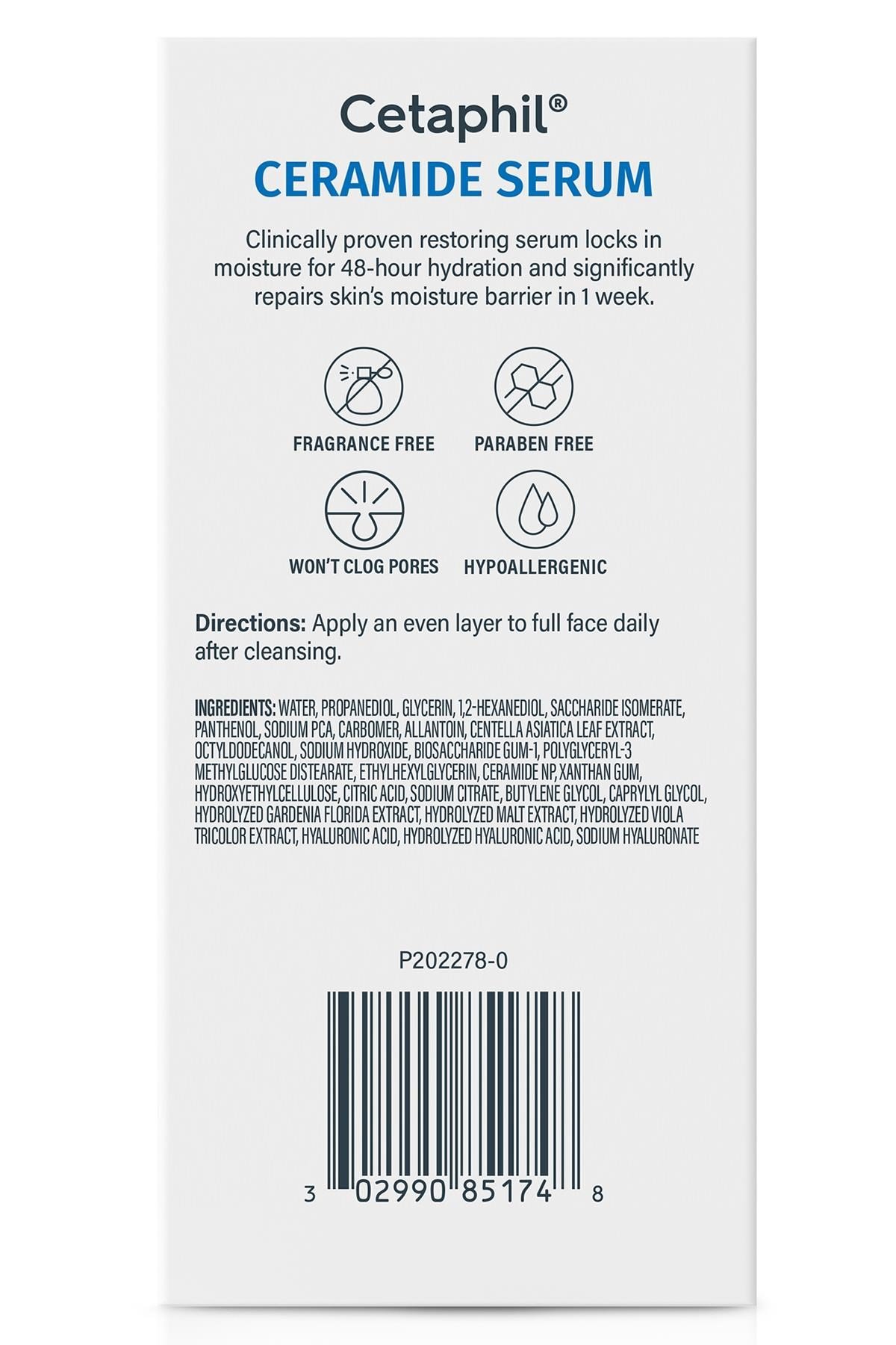 Cetaphil Ceramide Onarıcı Yüz Serumu 30ML