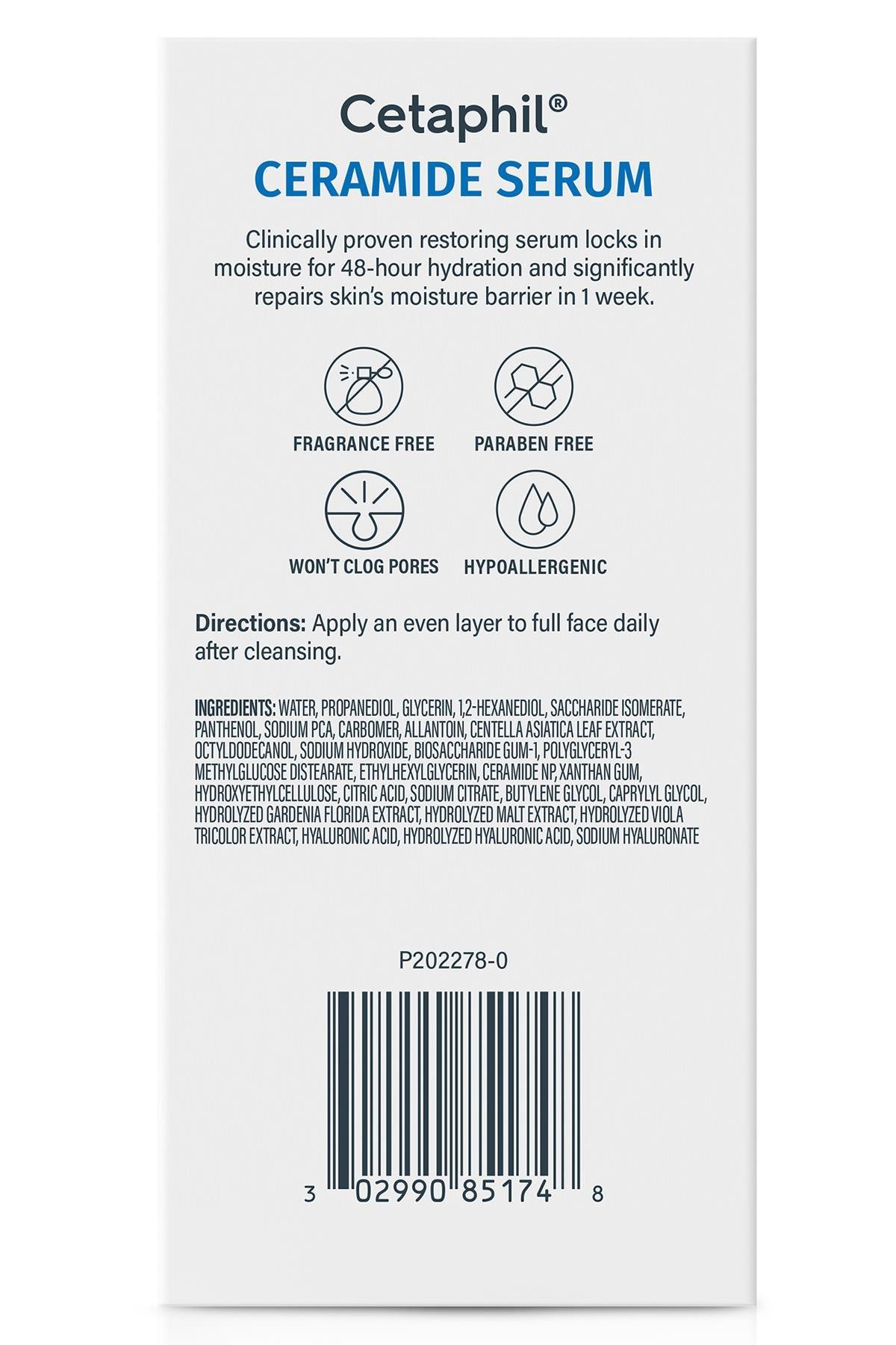 Cetaphil Ceramide Onarıcı Yüz Serumu 30ML
