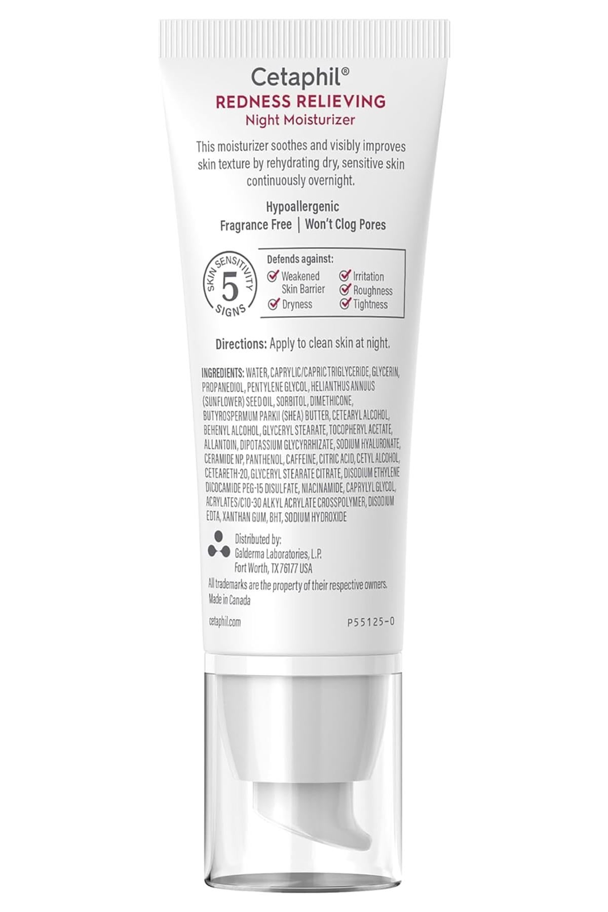 Cetaphil Kızarıklık Karşıtı Gece Nemlendiricisi 50ML