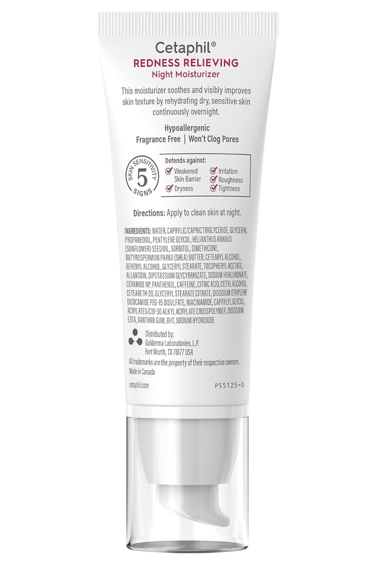 Cetaphil Kızarıklık Karşıtı Gece Nemlendiricisi 50ML