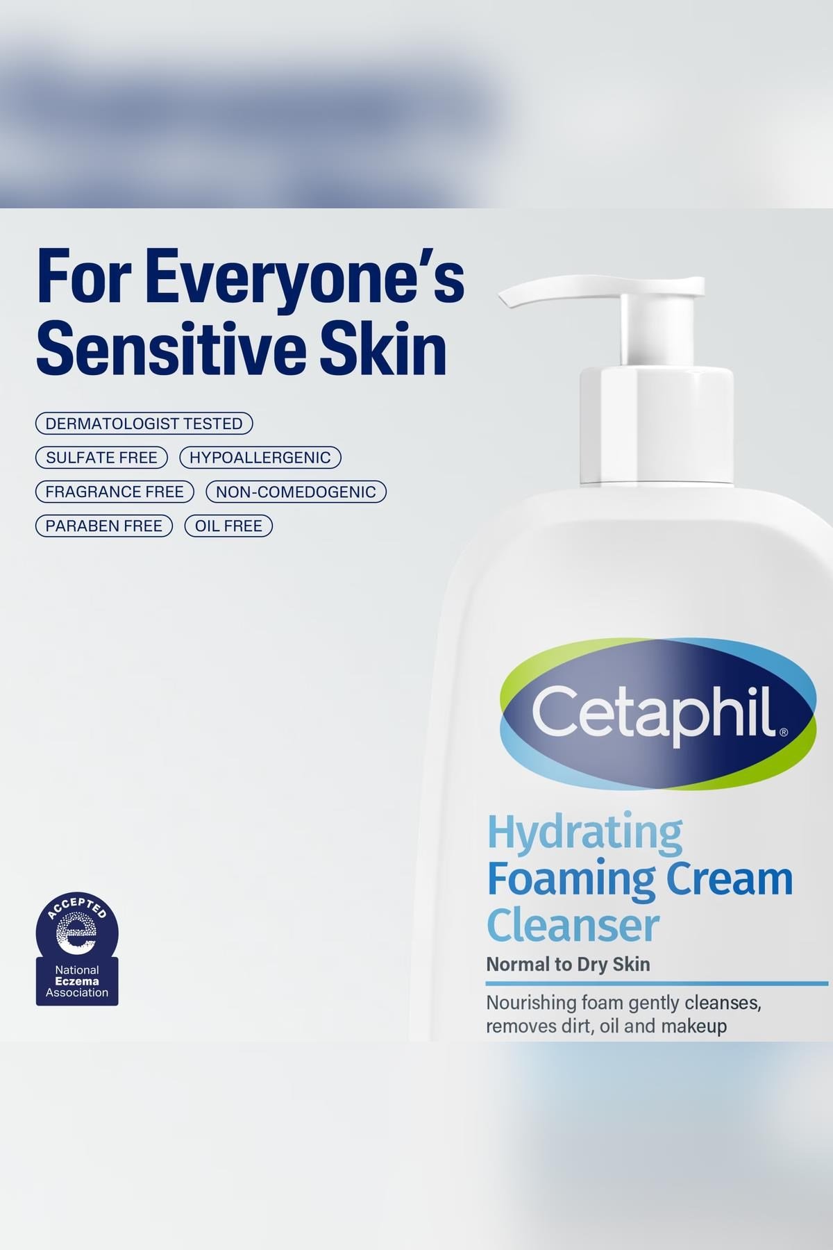 Cetaphil Kremden Köpüğe Dönüşen Nemlendirici Yüz Temizleyici 473ML
