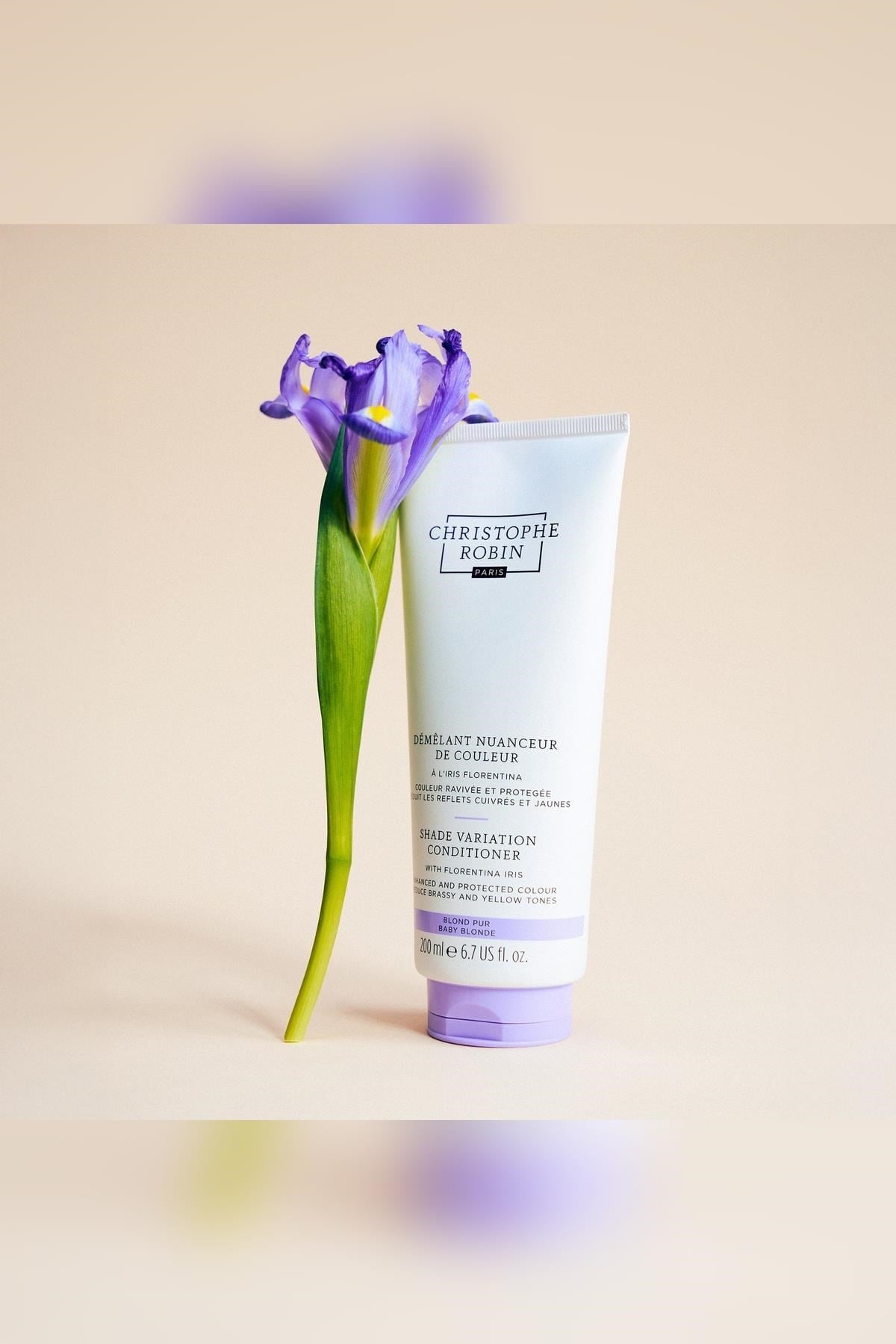 Christophe Robin Baby Blonde Sarı Saçlar İçin Turunculaşma Karşıtı Saç Bakım Kremi 200ML