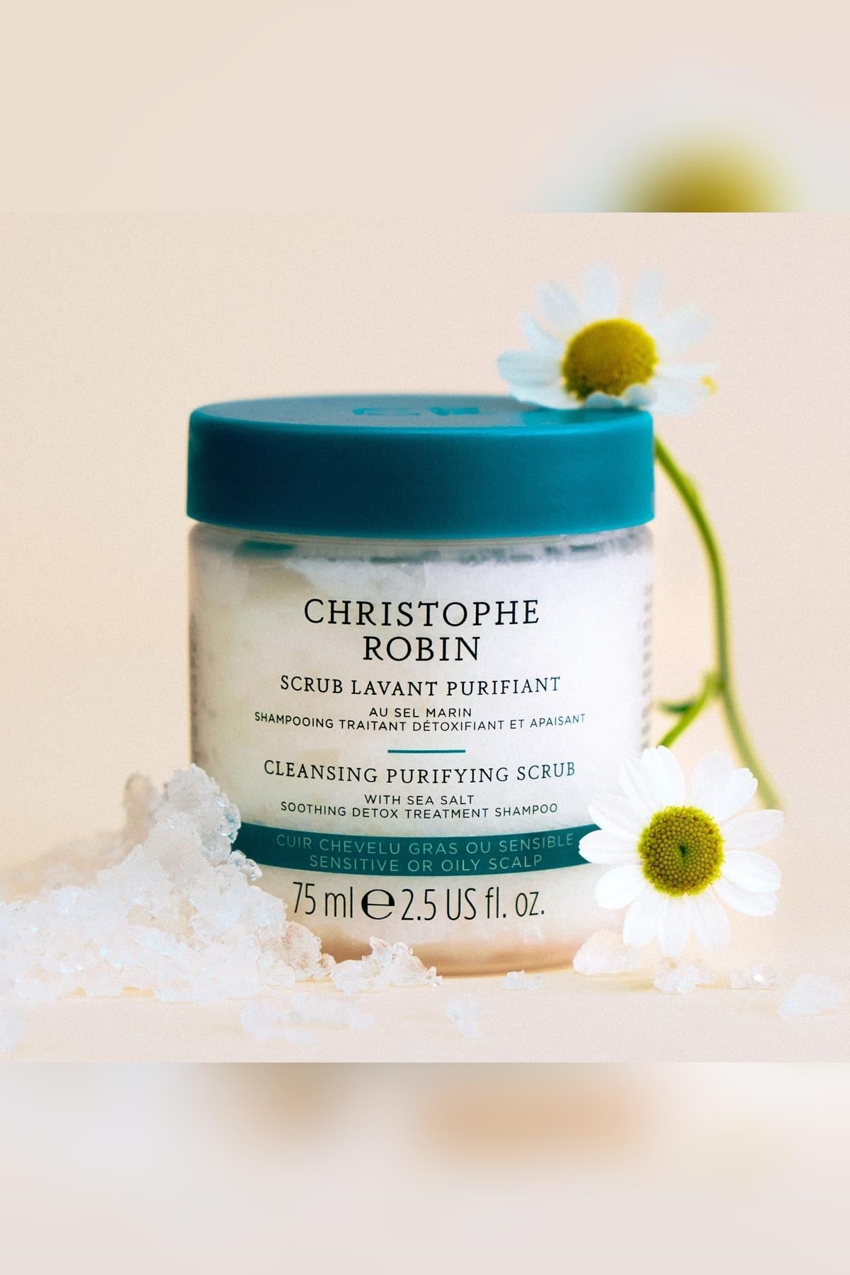 Christophe Robin Deniz Tuzu İçeren Arındırıcı Saç Peelingi 75ML