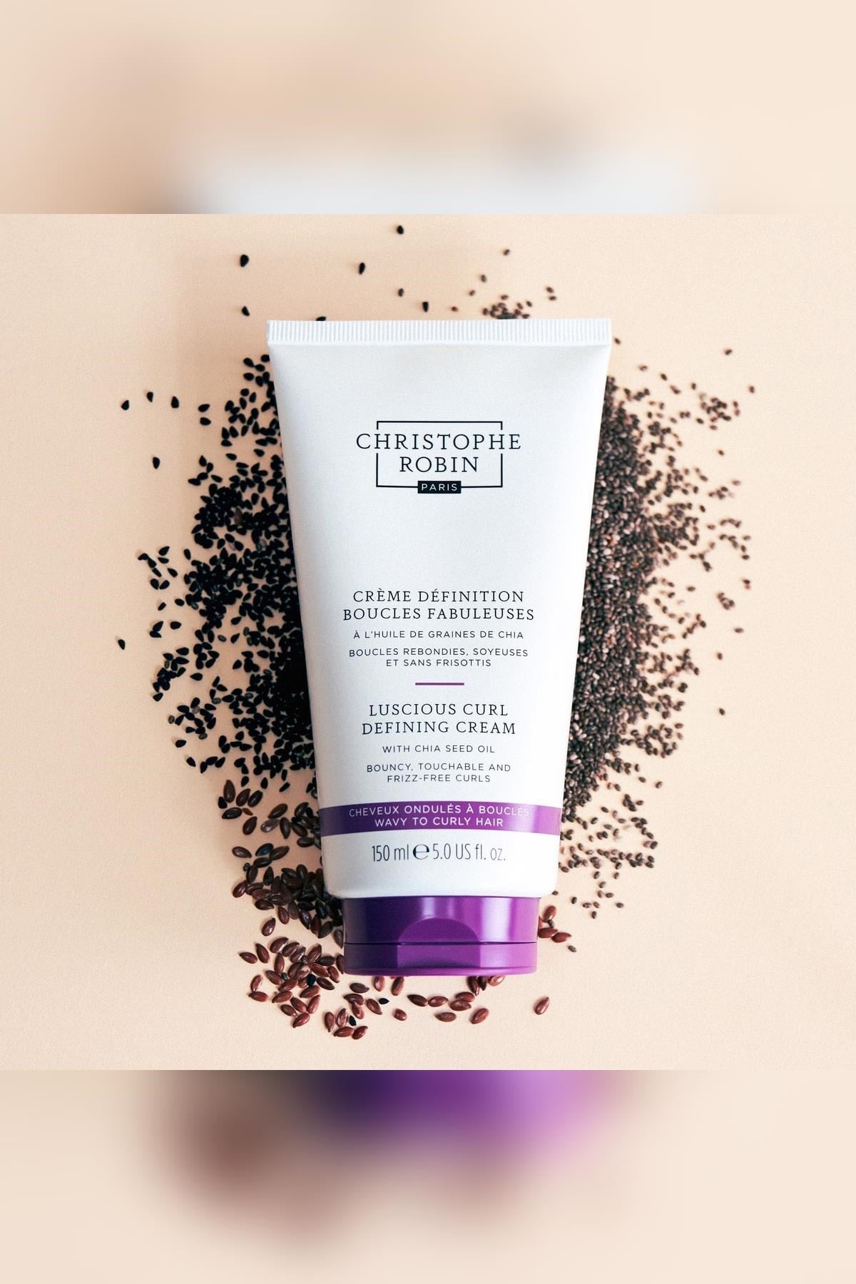 Christophe Robin Luscious Curl Çiya Tohumu Yağlı Bukle Belirginleştirici Durulanmayan Saç Kremi 150ML