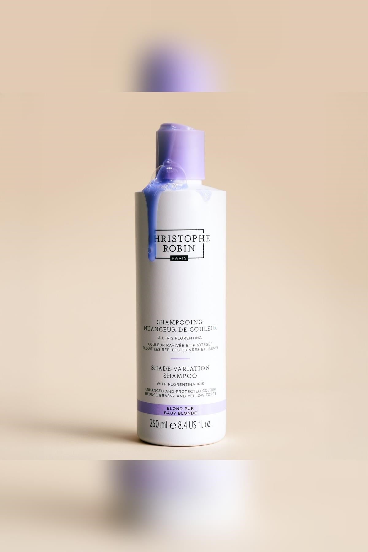 Christophe Robin Shade Variation Baby Blonde Turunculaşma Karşıtı Mor Şampuan 250ML