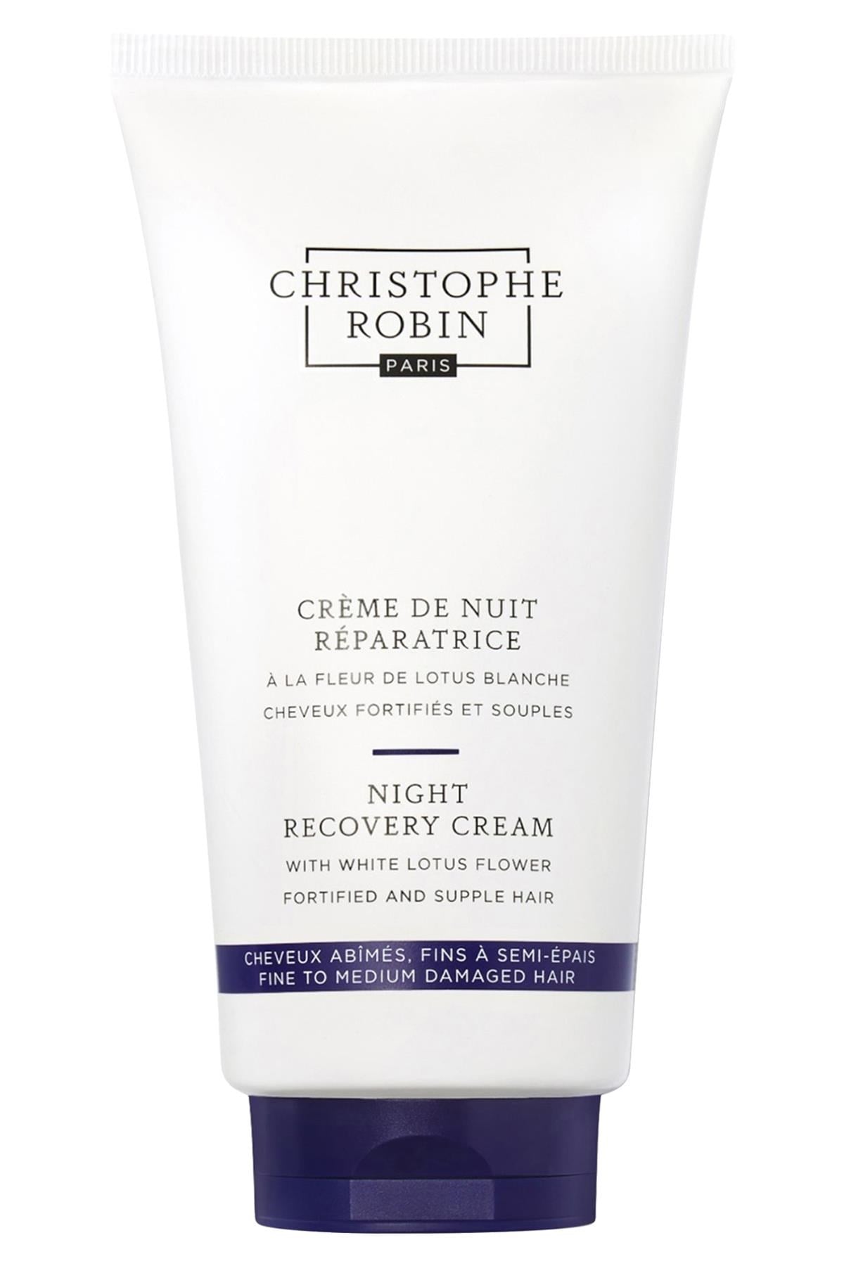 Christophe Robin White Lotus Flower Gece Onarıcı Saç Bakım Kremi 150ML