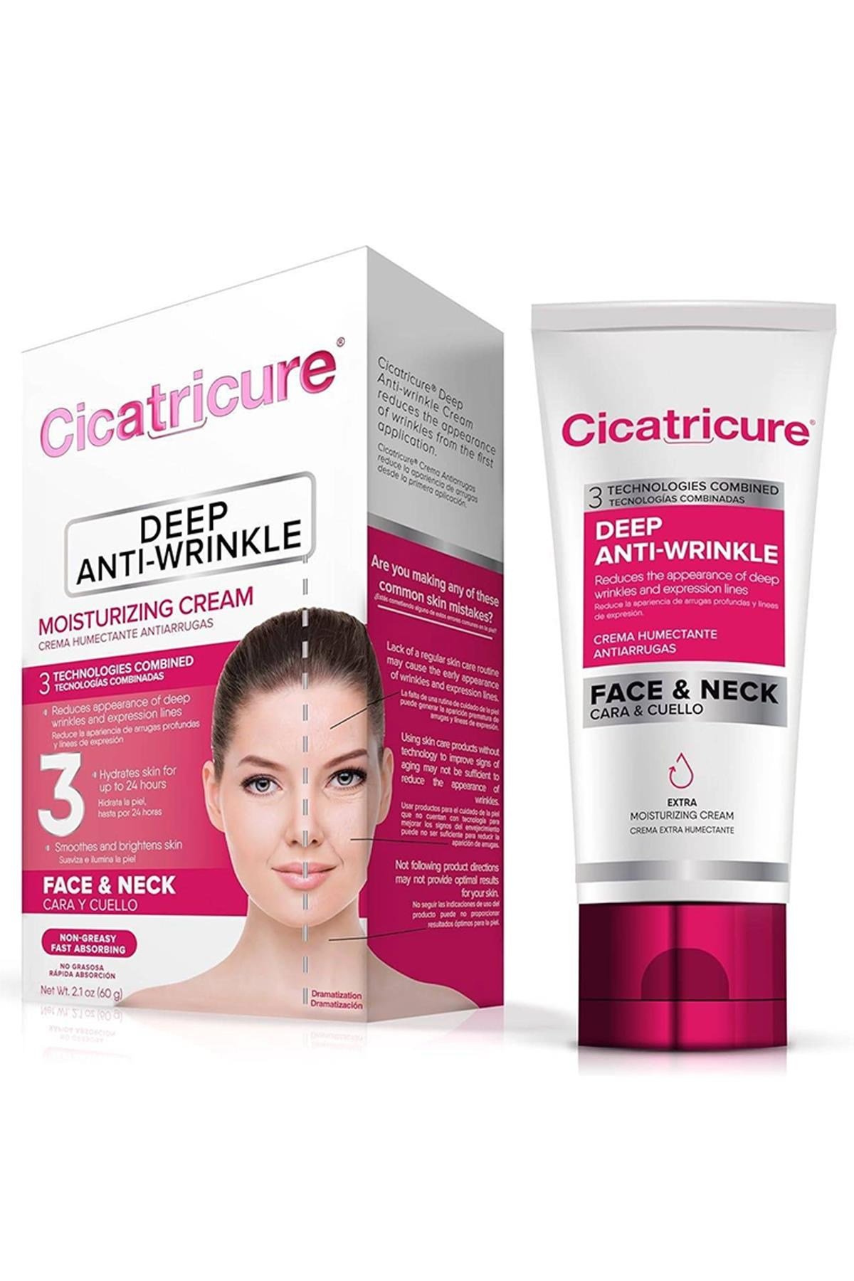 Cicatricure Nemlendirici Yüz ve Boyun Kremi 60GR
