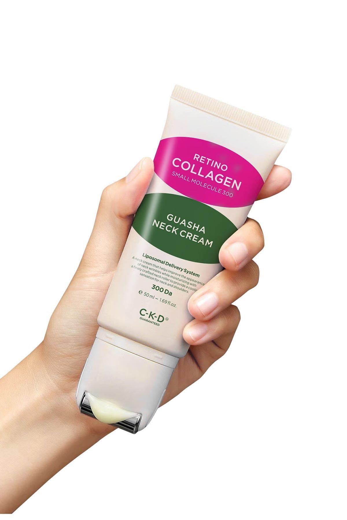 CKD Retino Collagen Collagen Gua Sha Masaj Başlıklı Boyun Kremi 2x50ML