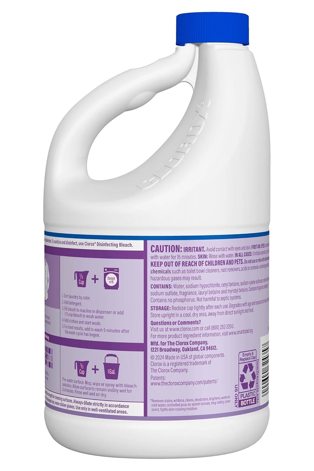 Clorox No-Splash Lavanta Kokulu Çamaşır Suyu 2.28LT