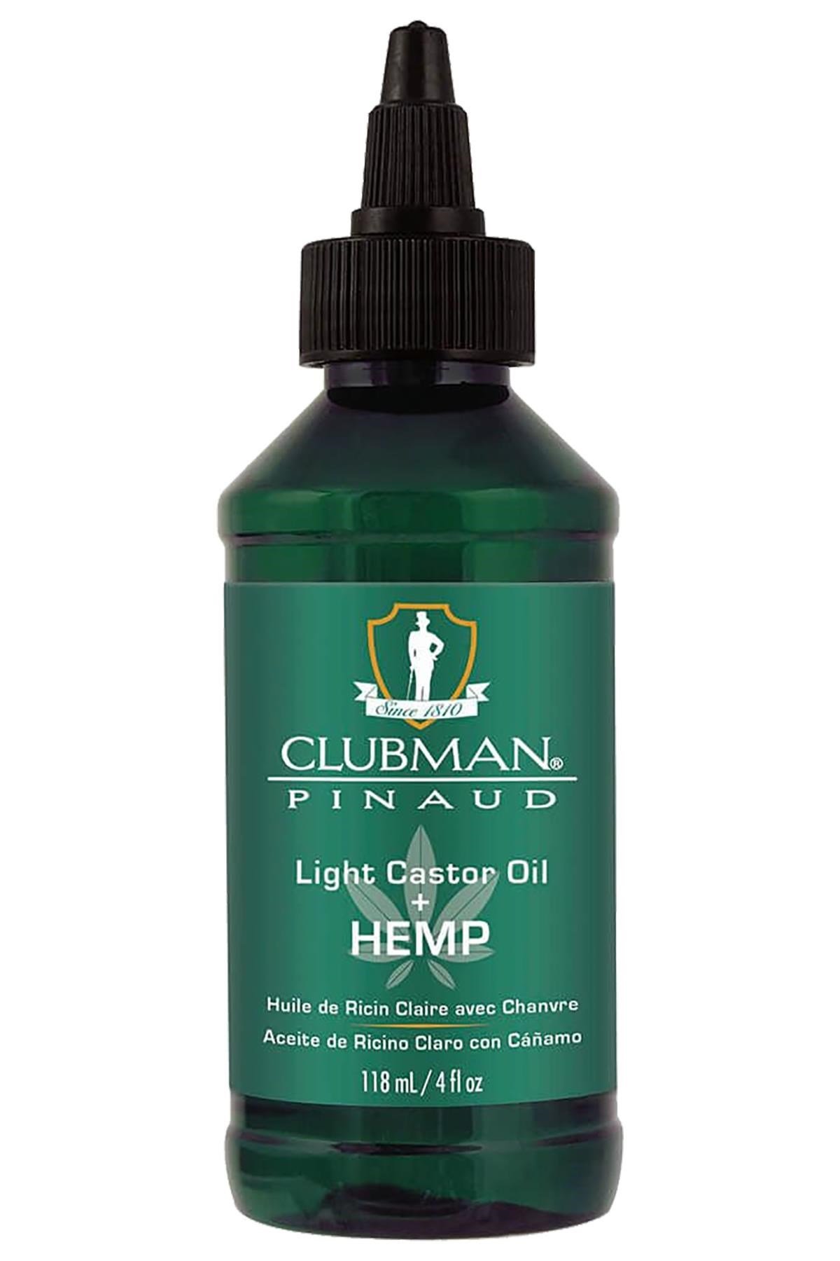 Clubman Pinaud Light Castor Oil + Hemp Saç Bakım Yağı 118ML