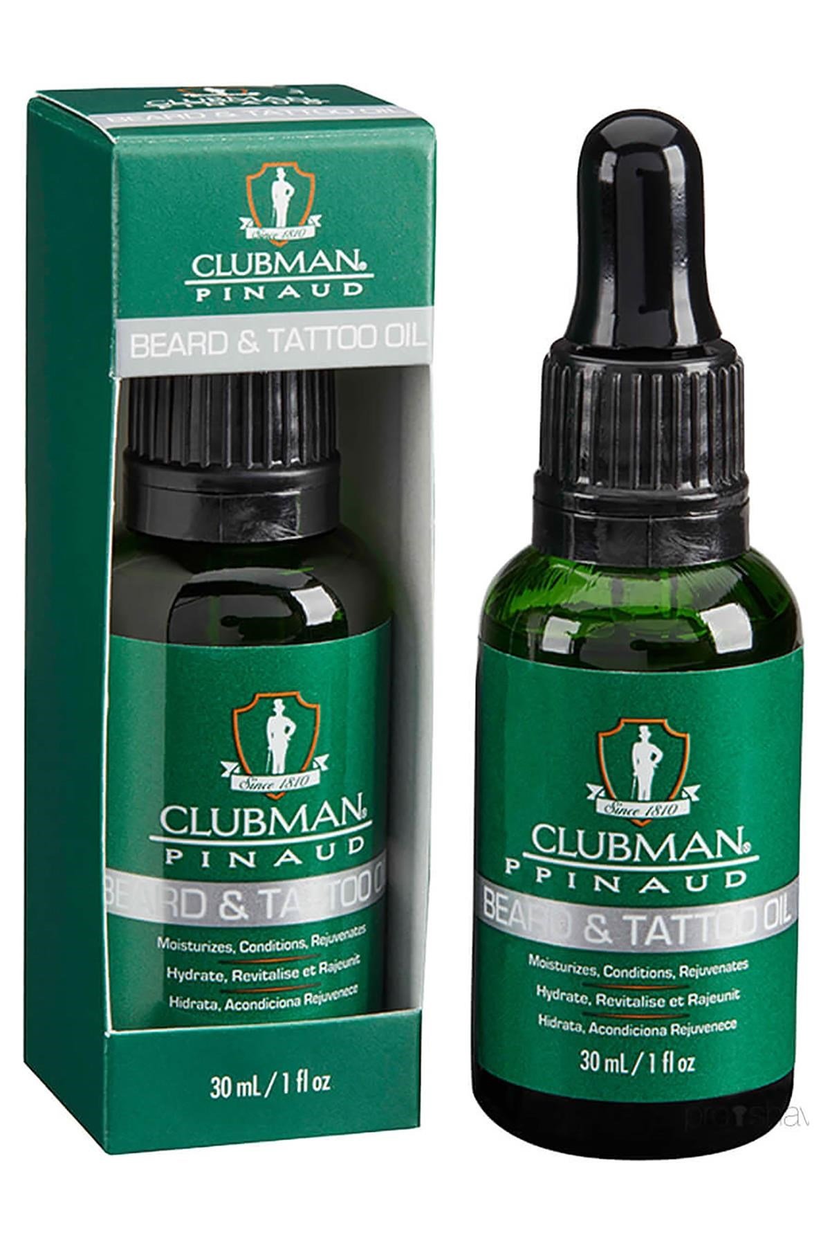 Clubman Pinaud Sakal ve Dövme Bakım Yağı 30ML