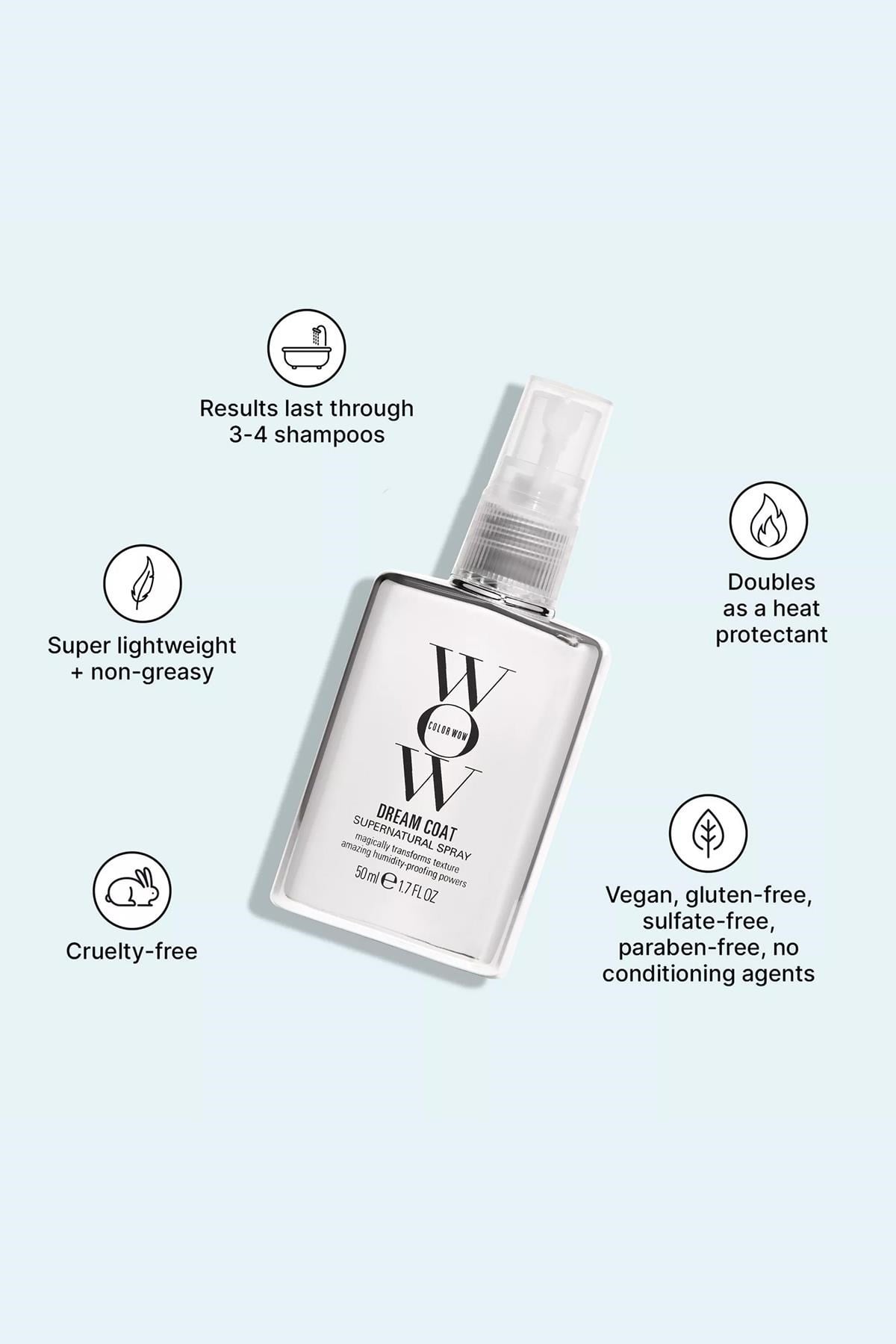 Color Wow Dream Coat Elektriklenme Karşıtı Düzleştirici Saç Spreyi 50ML