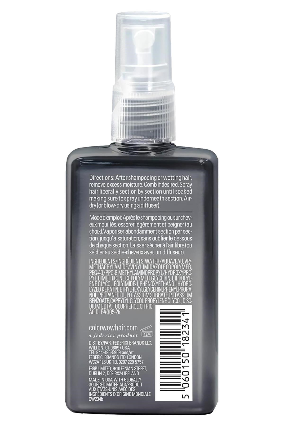 Color Wow Kıvırcık Saçlar İçin Elektriklenme Karşıtı ve Nem Koruyucu Saç Spreyi 75ML