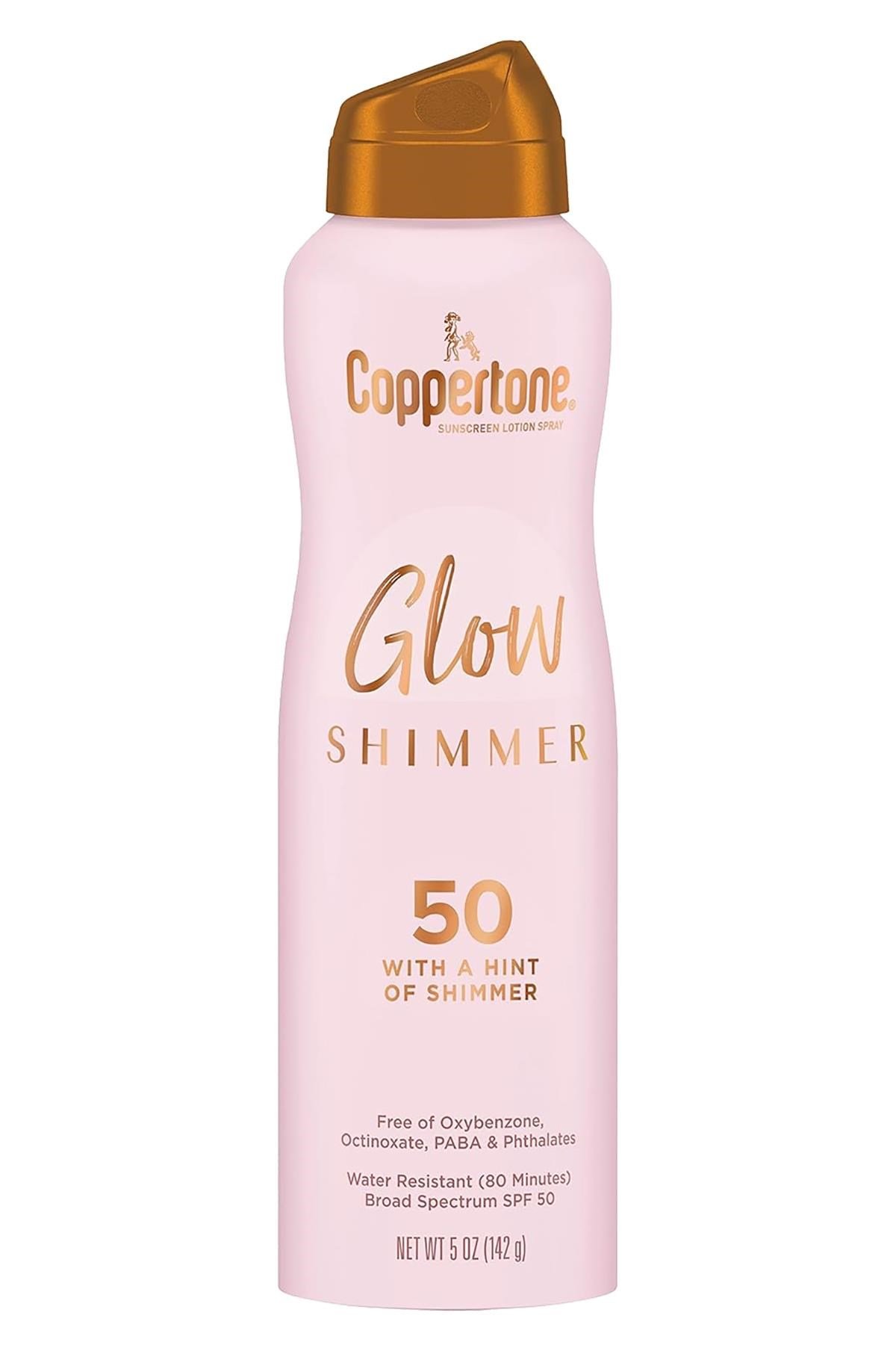 Coppertone Glow Shimmer SPF50 Işıltılı Güneş Koruyucu Sprey 142GR