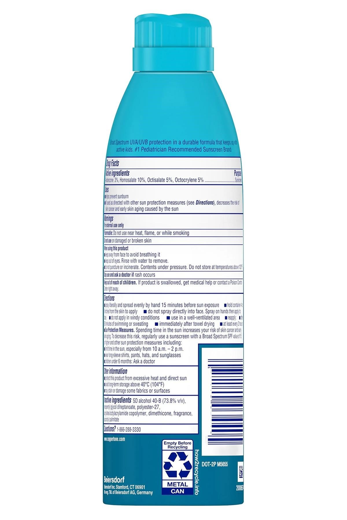 Coppertone Kids SPF50 Çocuklar İçin Güneş Spreyi 156GR